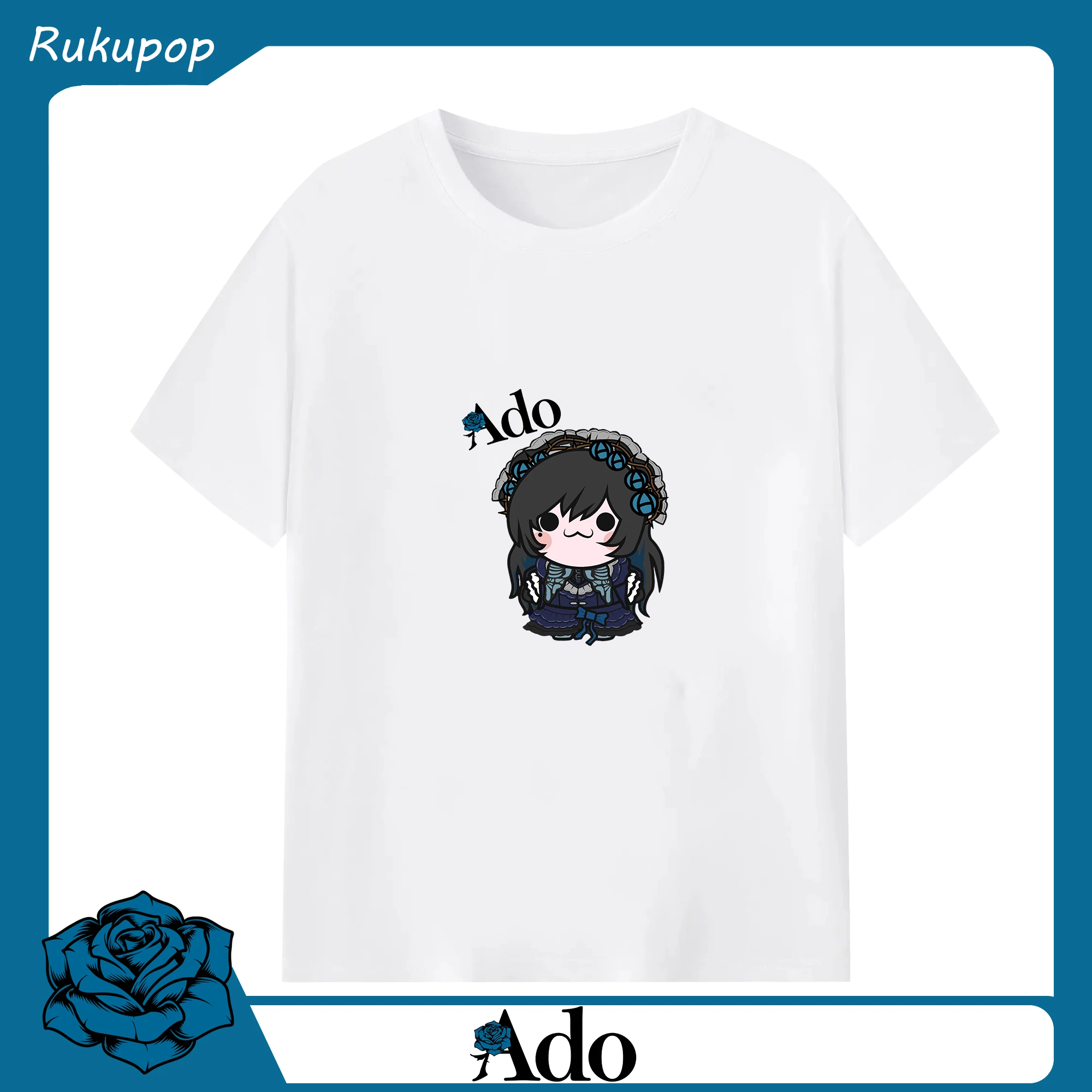 Adoアドファン専用 - 綿100％ 半袖Tシャツ ・ フロントプリント ・ 快適 通気性 ・ 日常使い 散歩 スポーツ用