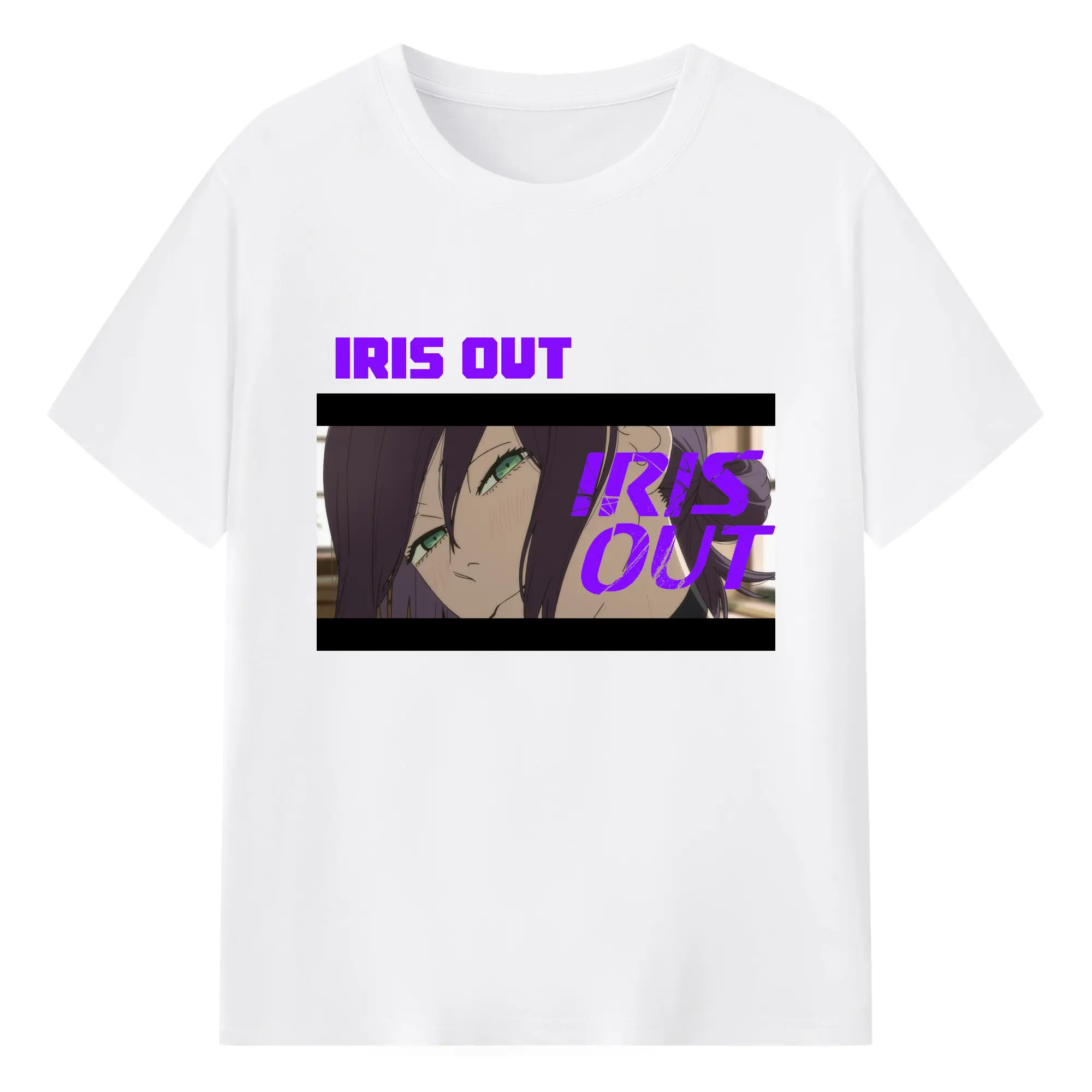 米津玄師「IRIS OUT」 - 綿100％ 半袖Tシャツ ・ フロントプリント ・ 快適 通気性 ・ 日常使い 散歩 スポーツ用