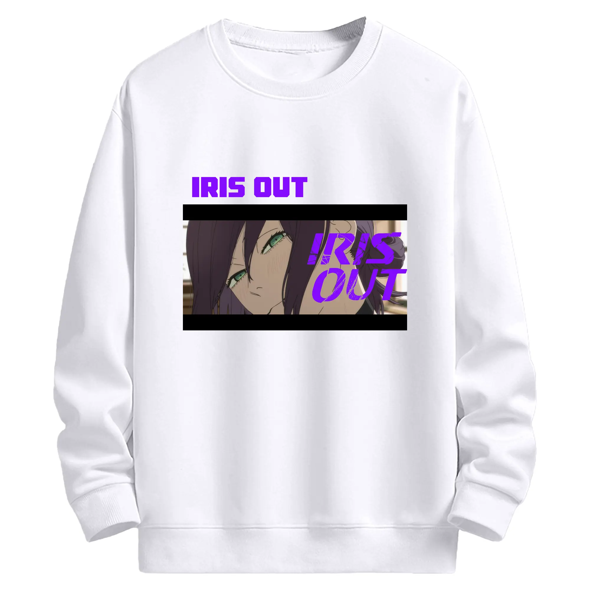 米津玄師「IRIS OUT」 - 高品質 クルーネック スウェット ・ コットン59％ ポリエステル41％ ・ ユニセックス 長袖 トレーナー ・ カジュアル デイリー スポーツ 散歩用