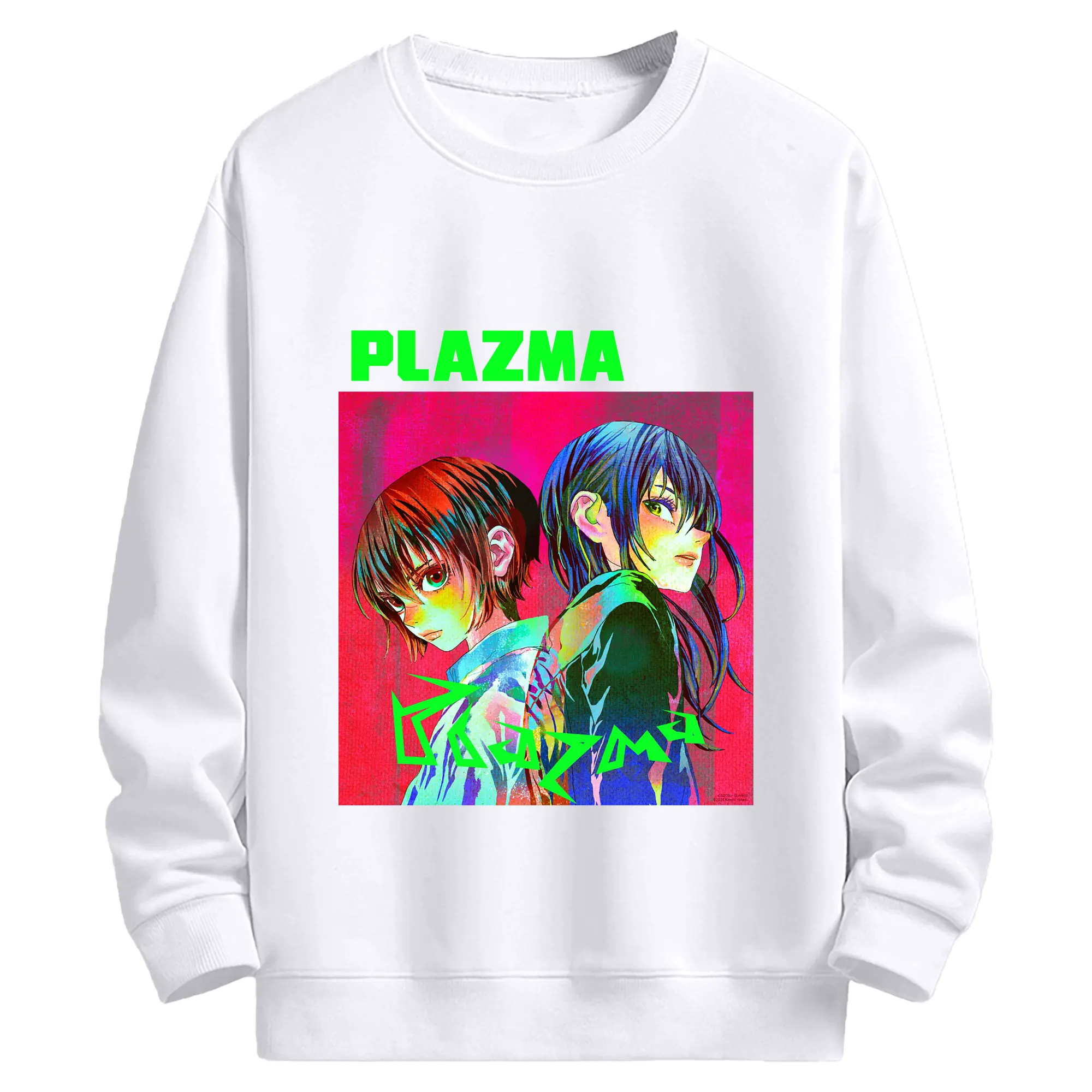 米津玄師 Plazma - 高品質 クルーネック スウェット ・ コットン59％ ポリエステル41％ ・ ユニセックス 長袖 トレーナー ・ カジュアル デイリー スポーツ 散歩用