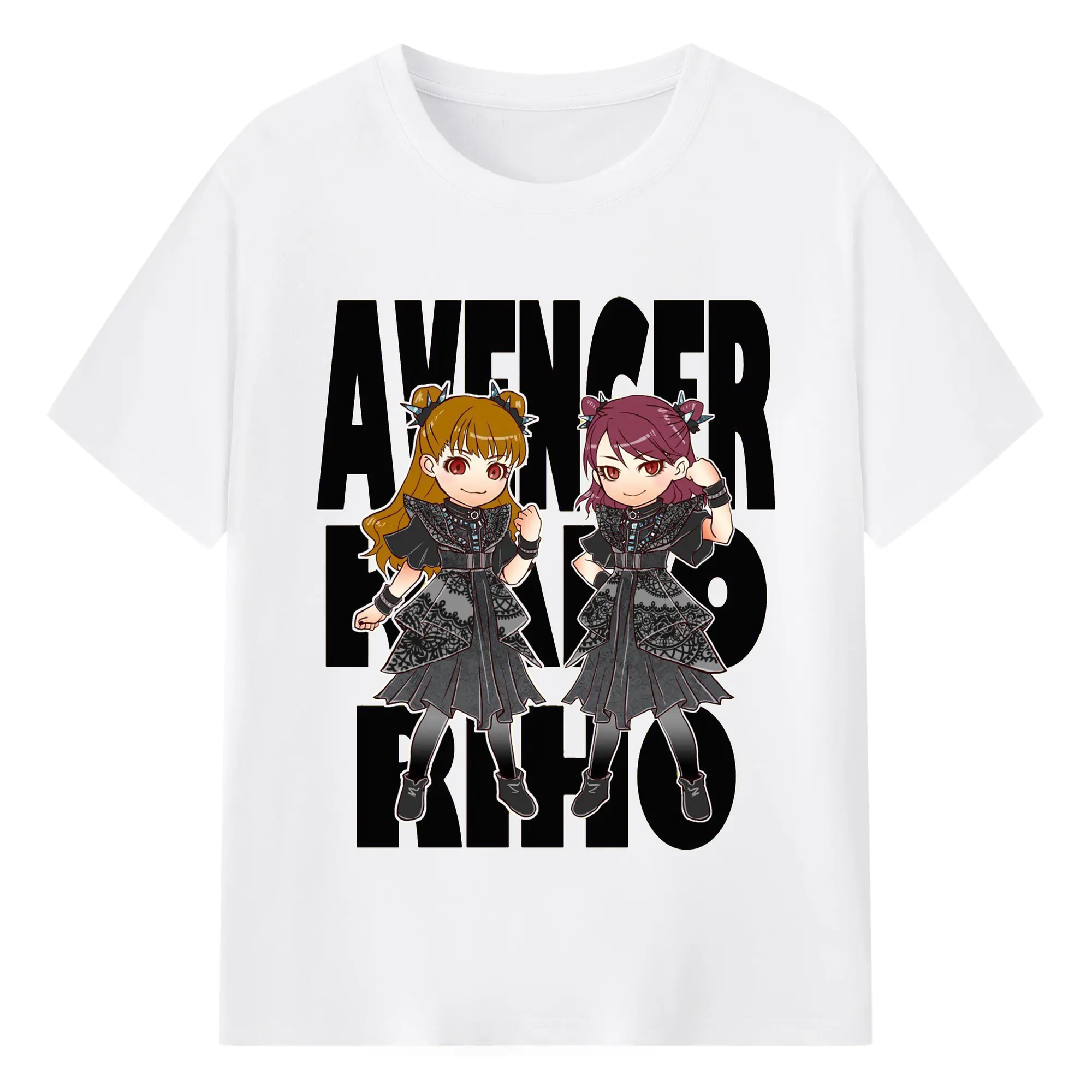 ベビーメタル　BABYMETALコンサート - 綿100％ 半袖Tシャツ ・ フロントプリント ・ 快適 通気性 ・ 日常使い 散歩 スポーツ用