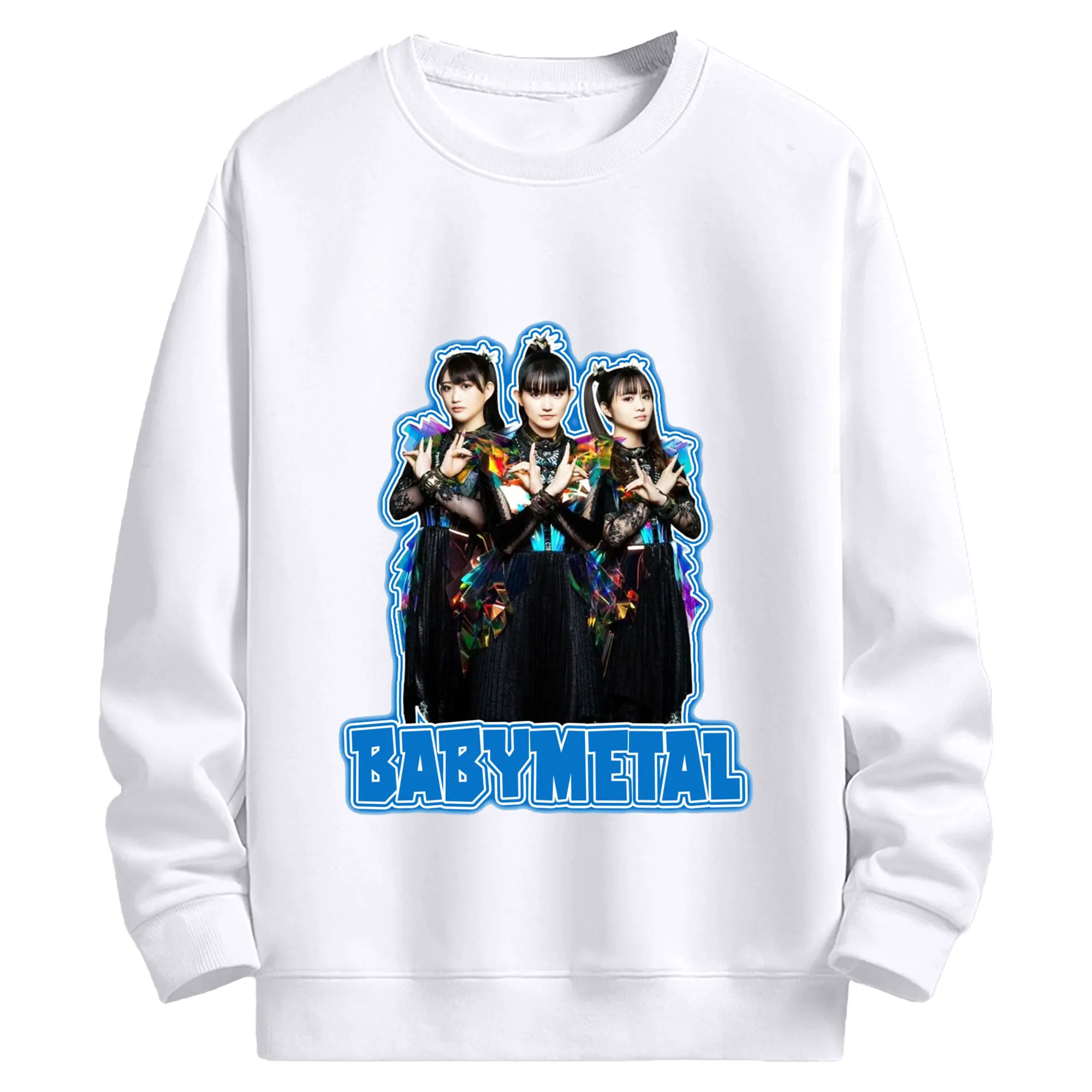 　BABYMETALTHE OTHER ONE - 高品質 クルーネック スウェット ・ コットン59％ ポリエステル41％ ・ ユニセックス 長袖 トレーナー ・ カジュアル デイリー スポーツ 散歩用