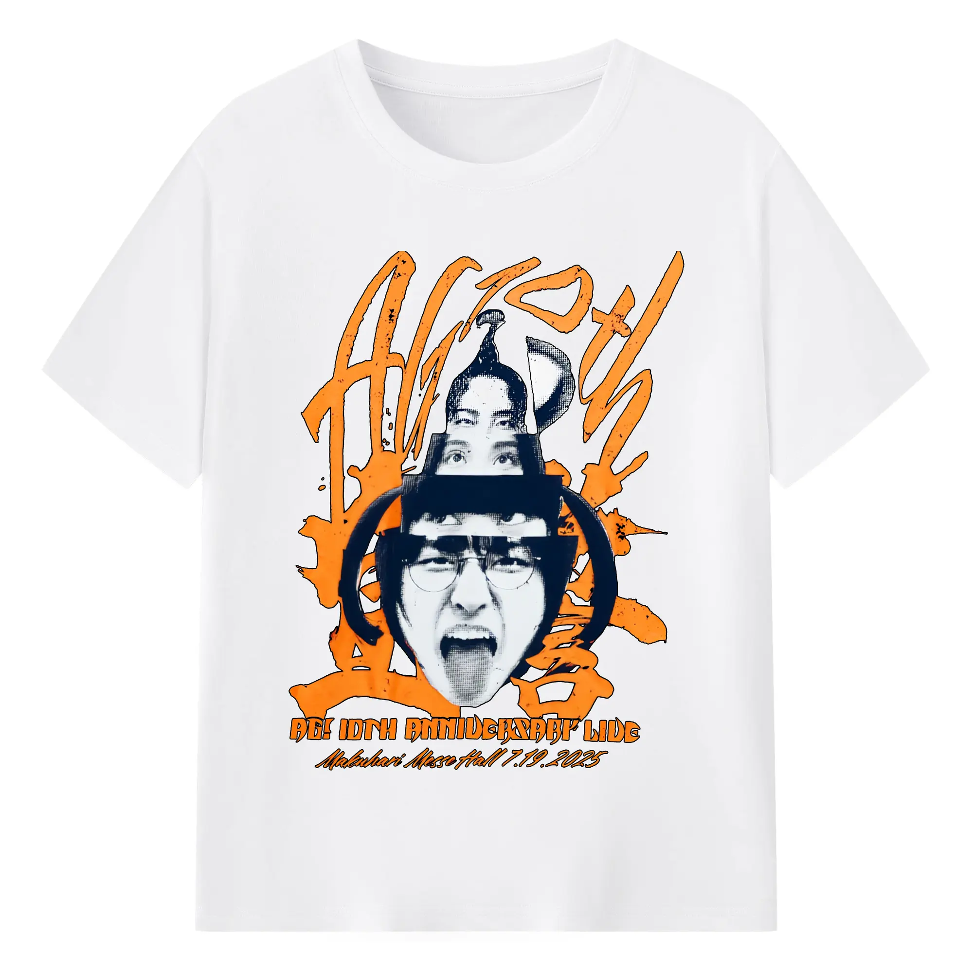 新しい学校のリーダーズAtarashii Gakko! - 綿100％ 半袖Tシャツ ・ フロントプリント ・ 快適 通気性 ・ 日常使い 散歩 スポーツ用