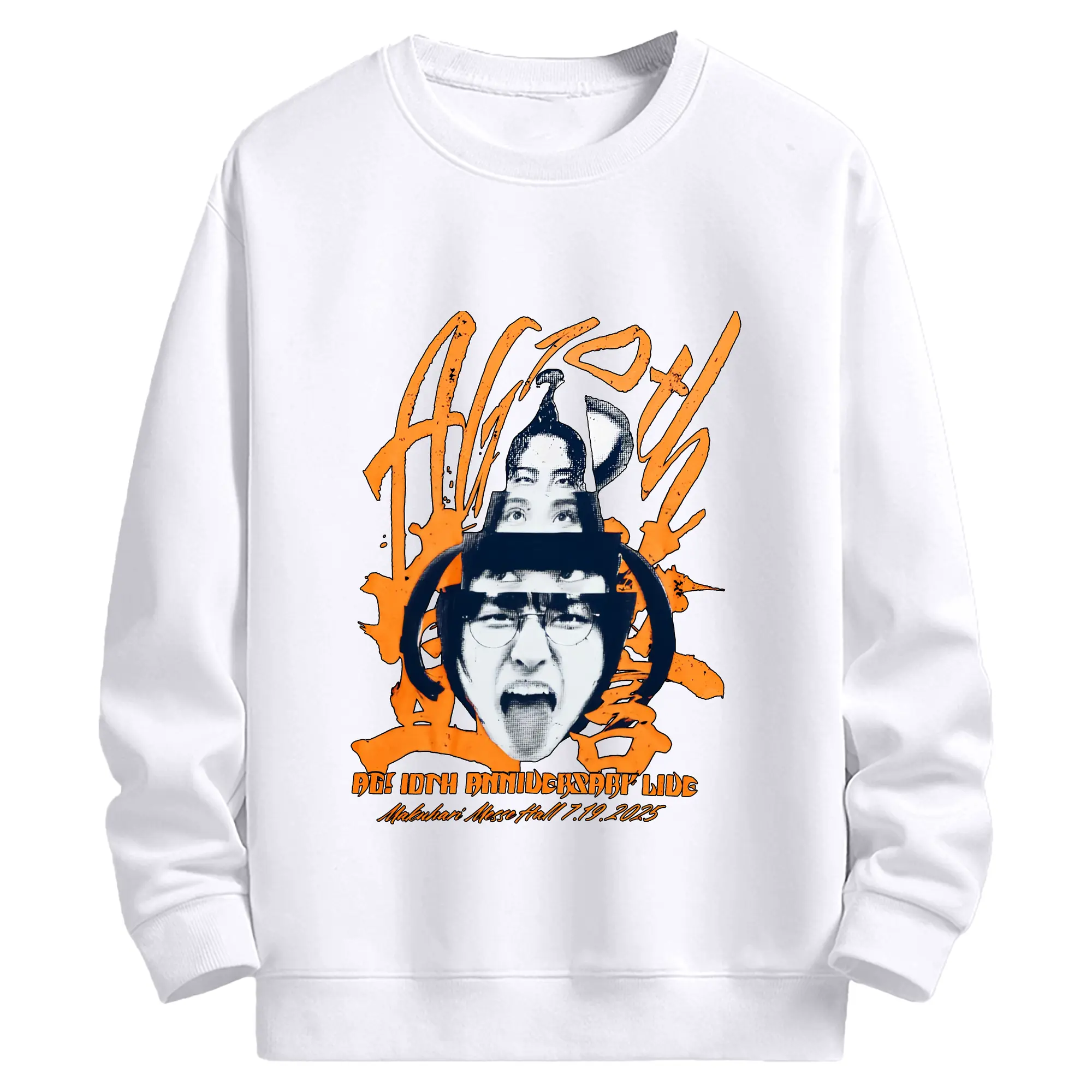 新しい学校のリーダーズAtarashii Gakko! - 高品質 クルーネック スウェット ・ コットン59％ ポリエステル41％ ・ ユニセックス 長袖 トレーナー ・ カジュアル デイリー スポーツ 散歩用