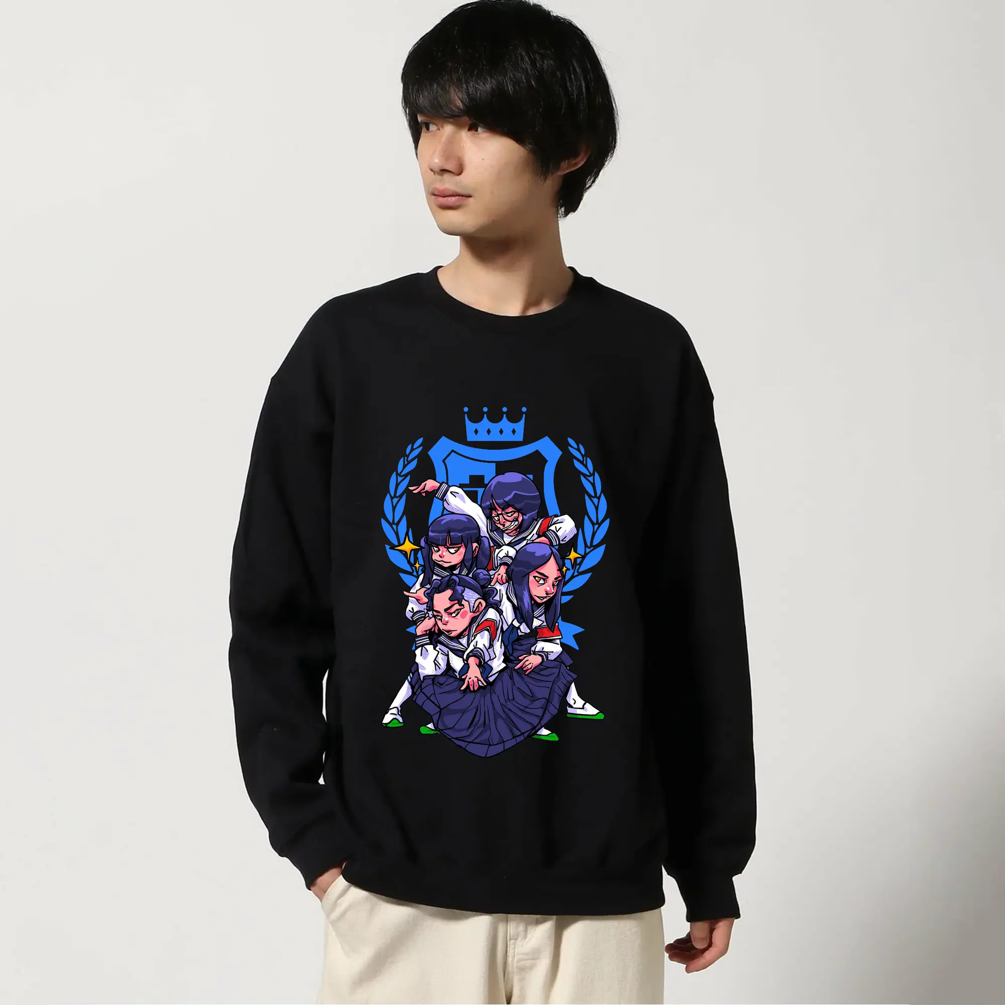 新しい学校のリーダーズAtarashii Gakko!校章ロゴ