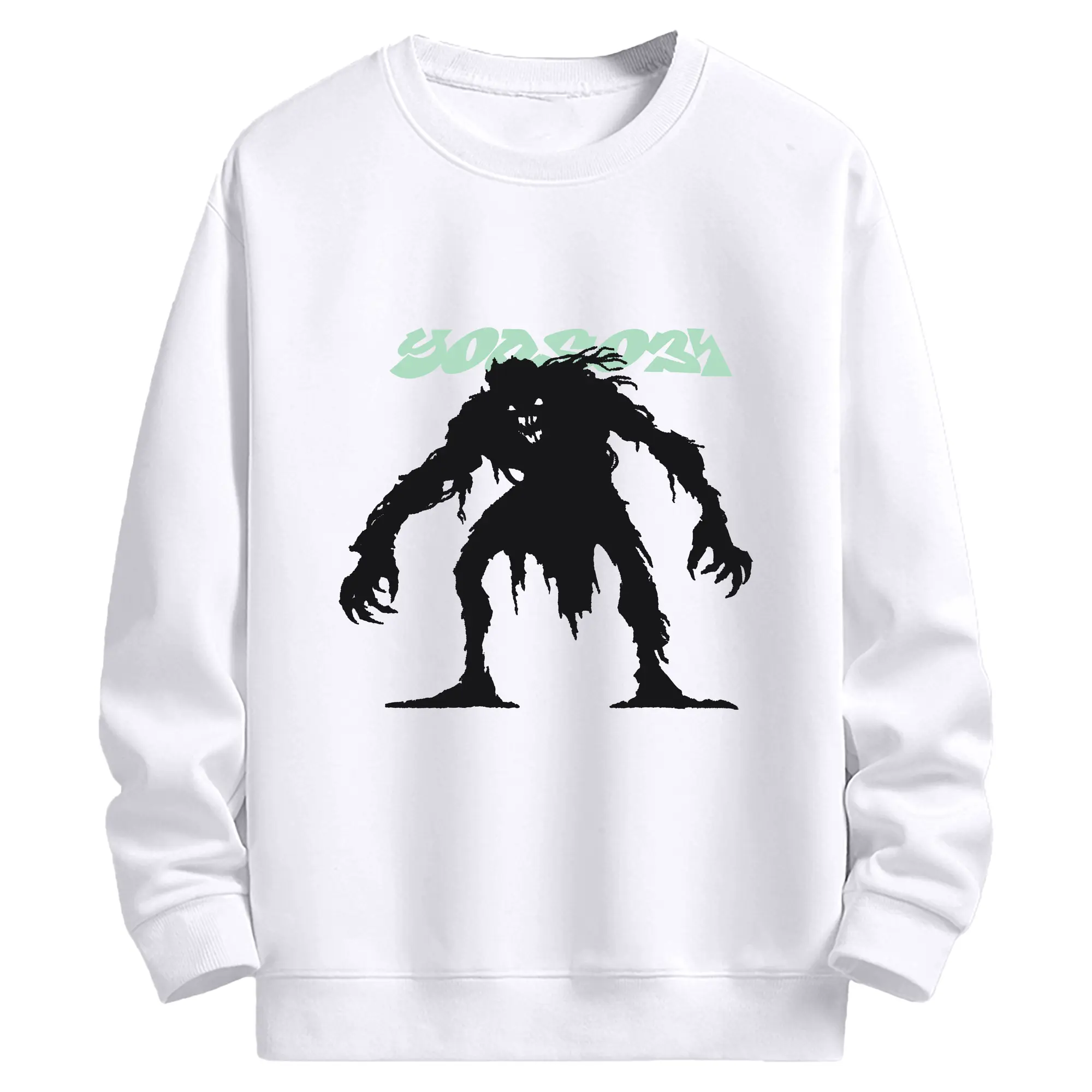ヨアソビYOASOBI Monster - 高品質 クルーネック スウェット ・ コットン59％ ポリエステル41％ ・ ユニセックス 長袖 トレーナー ・ カジュアル デイリー スポーツ 散歩用