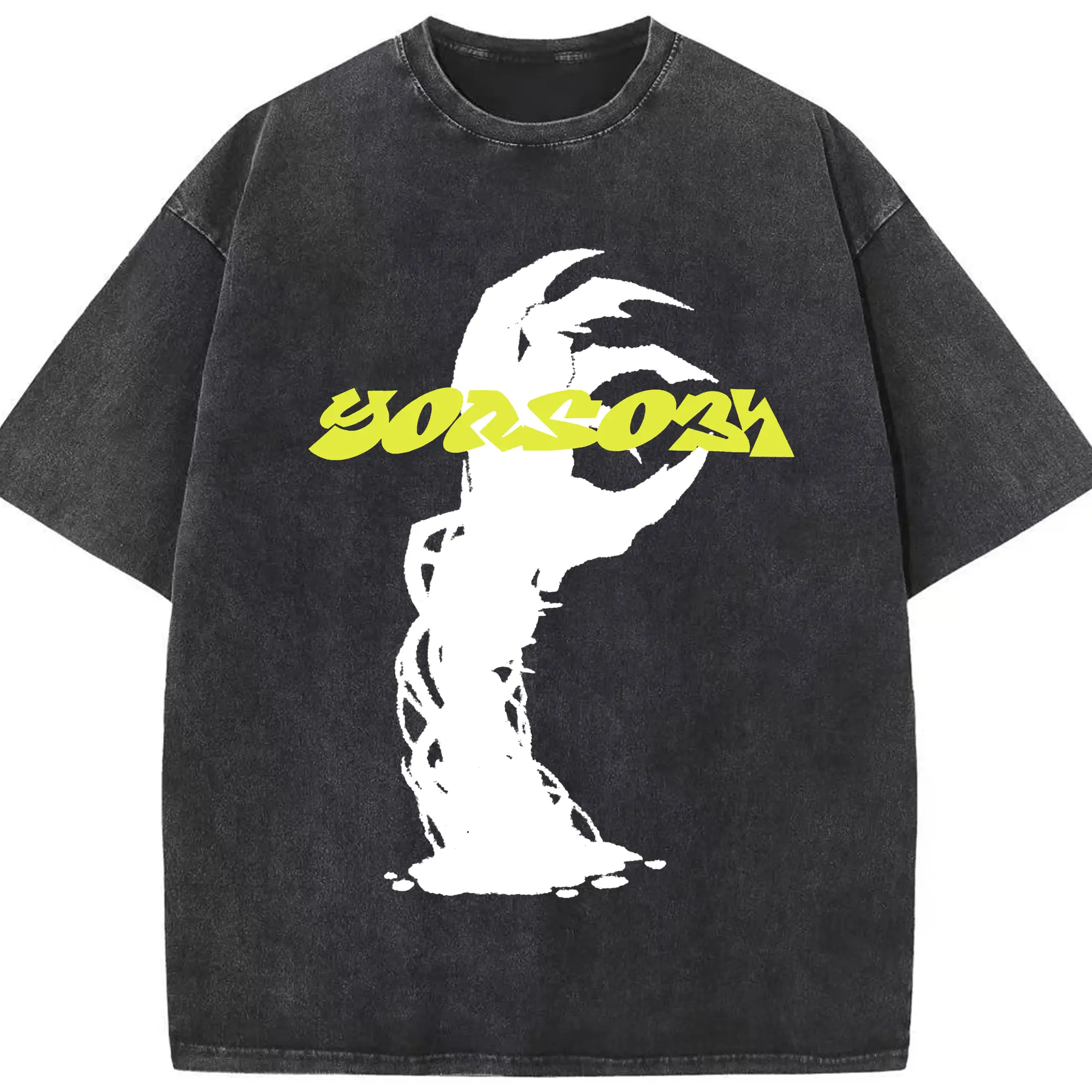 2025 ヨアソビYOASOBI Monster - 綿100％ ヴィンテージ風 半袖Tシャツ ・ フロントプリント ・ 柔らか肌触り ・ 通気性 快適 ・ スポーツ カジュアル 外出用