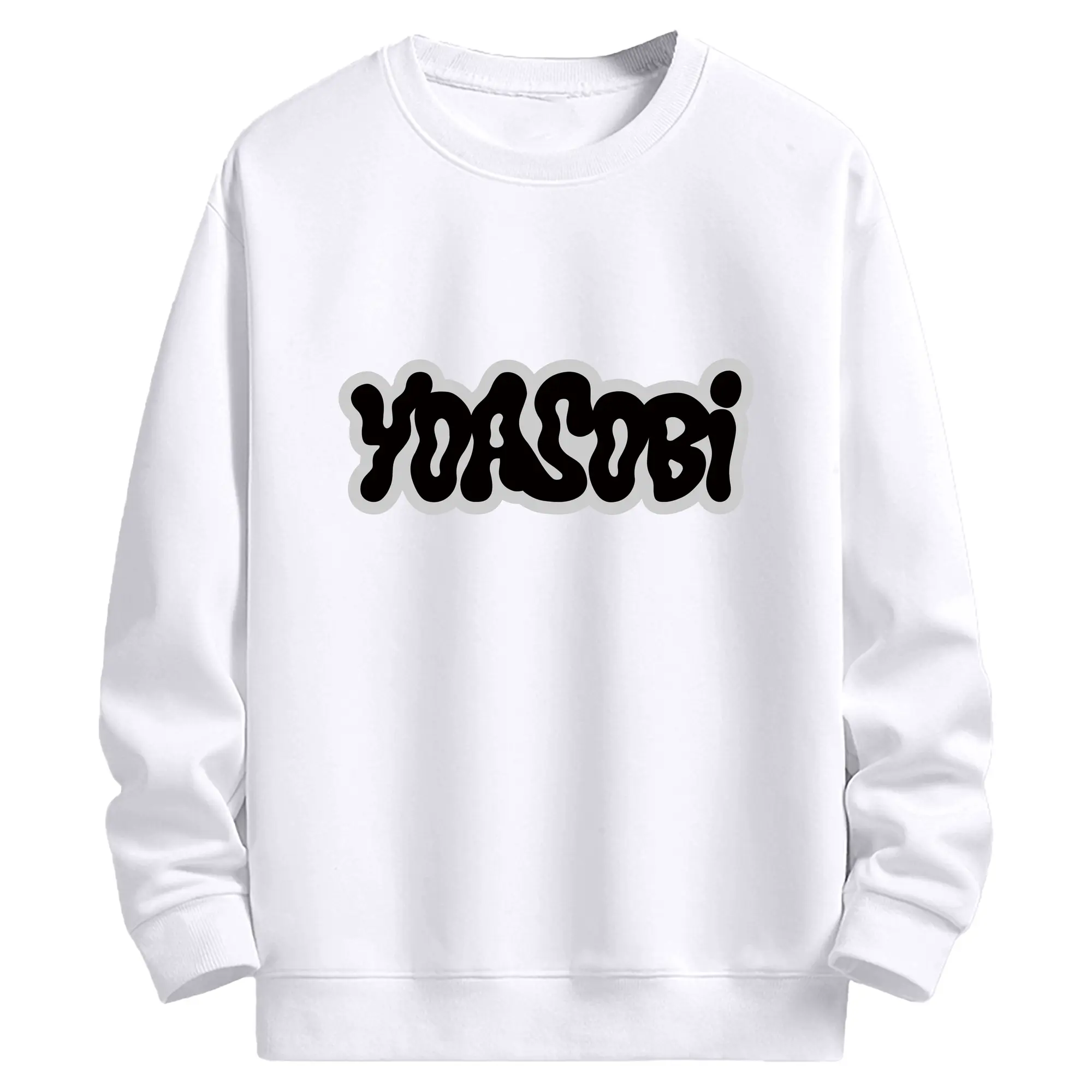 ヨアソビYOASOBI バンド - 高品質 クルーネック スウェット ・ コットン59％ ポリエステル41％ ・ ユニセックス 長袖 トレーナー ・ カジュアル デイリー スポーツ 散歩用
