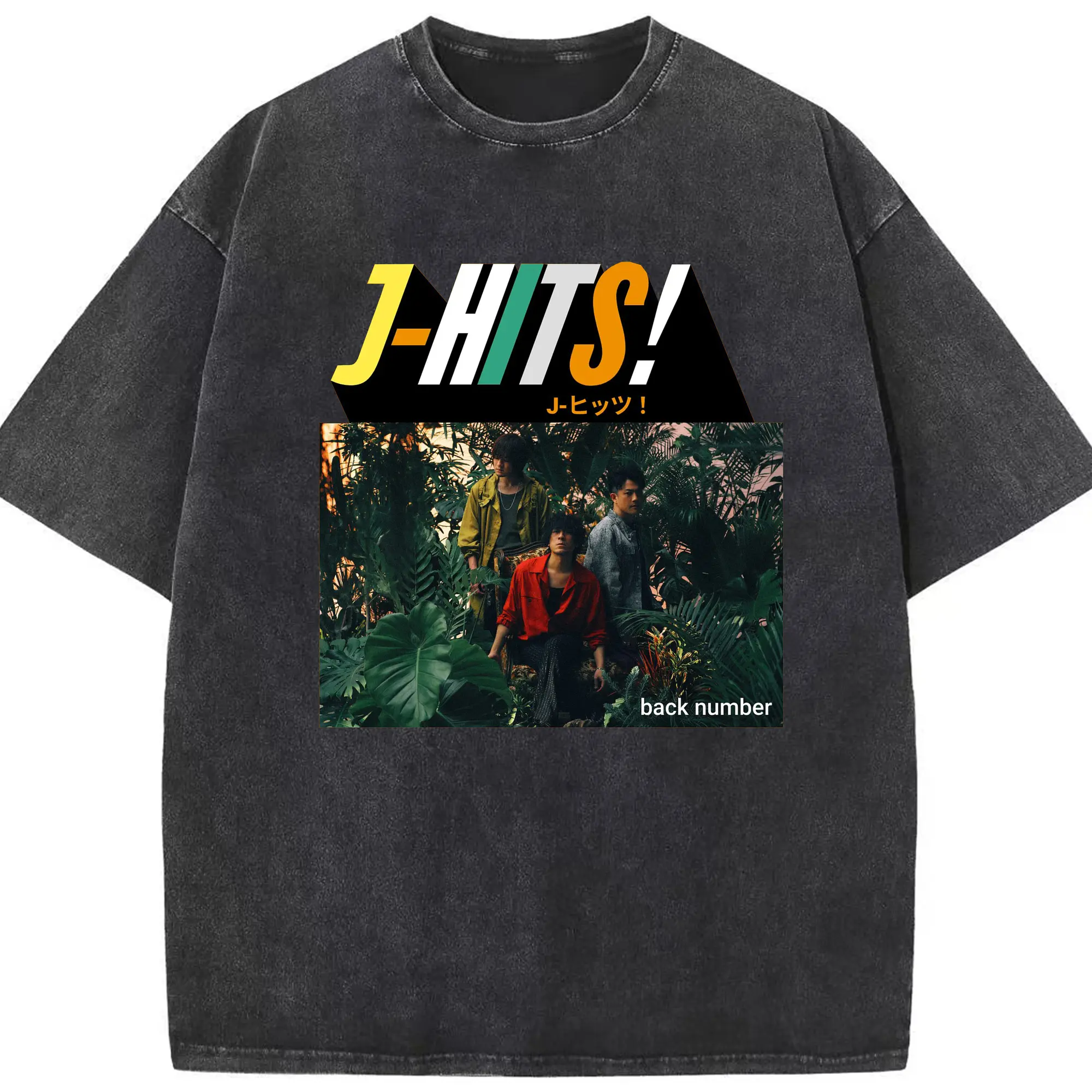 バックナンバ「幕が上がる」 - 綿100％ ヴィンテージ風 半袖Tシャツ ・ フロントプリント ・ 柔らか肌触り ・ 通気性 快適 ・ スポーツ カジュアル 外出用