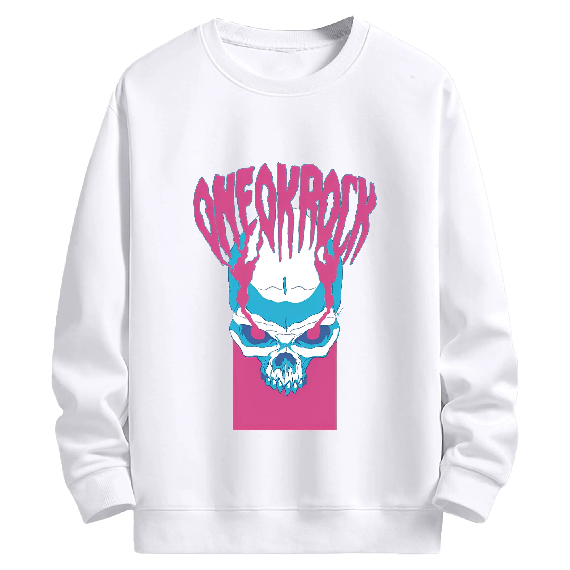 ONE OK ROCK WORLD TOUR - 高品質 クルーネック スウェット ・ コットン59％ ポリエステル41％ ・ ユニセックス 長袖 トレーナー ・ カジュアル デイリー スポーツ 散歩用