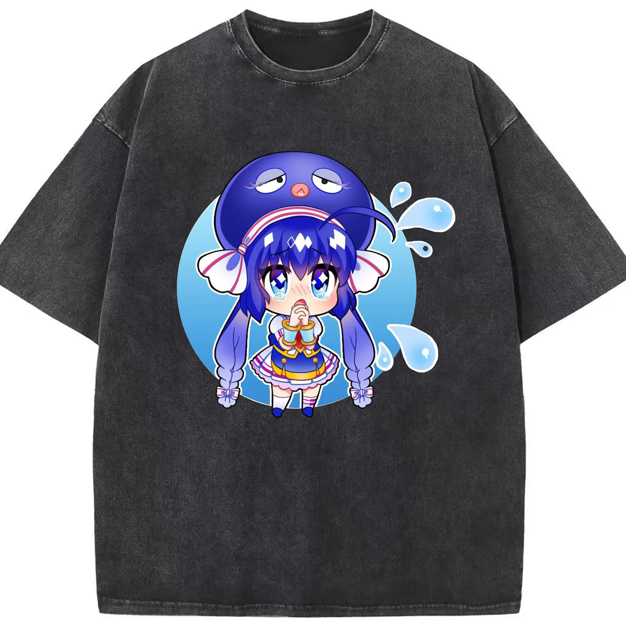 音街ウナかわいい - 綿100％ ヴィンテージ風 半袖Tシャツ ・ フロントプリント ・ 柔らか肌触り ・ 通気性 快適 ・ スポーツ カジュアル 外出用