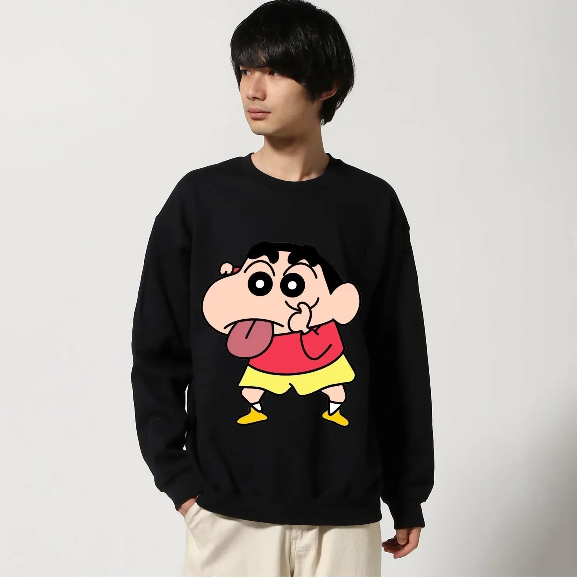 クレヨンしんちゃん おもしろ顔 カジュアルウェア