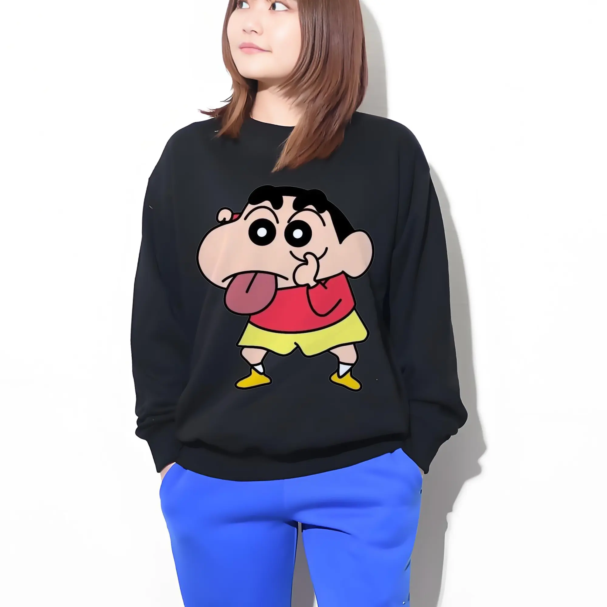 クレヨンしんちゃん おもしろ顔 カジュアルウェア