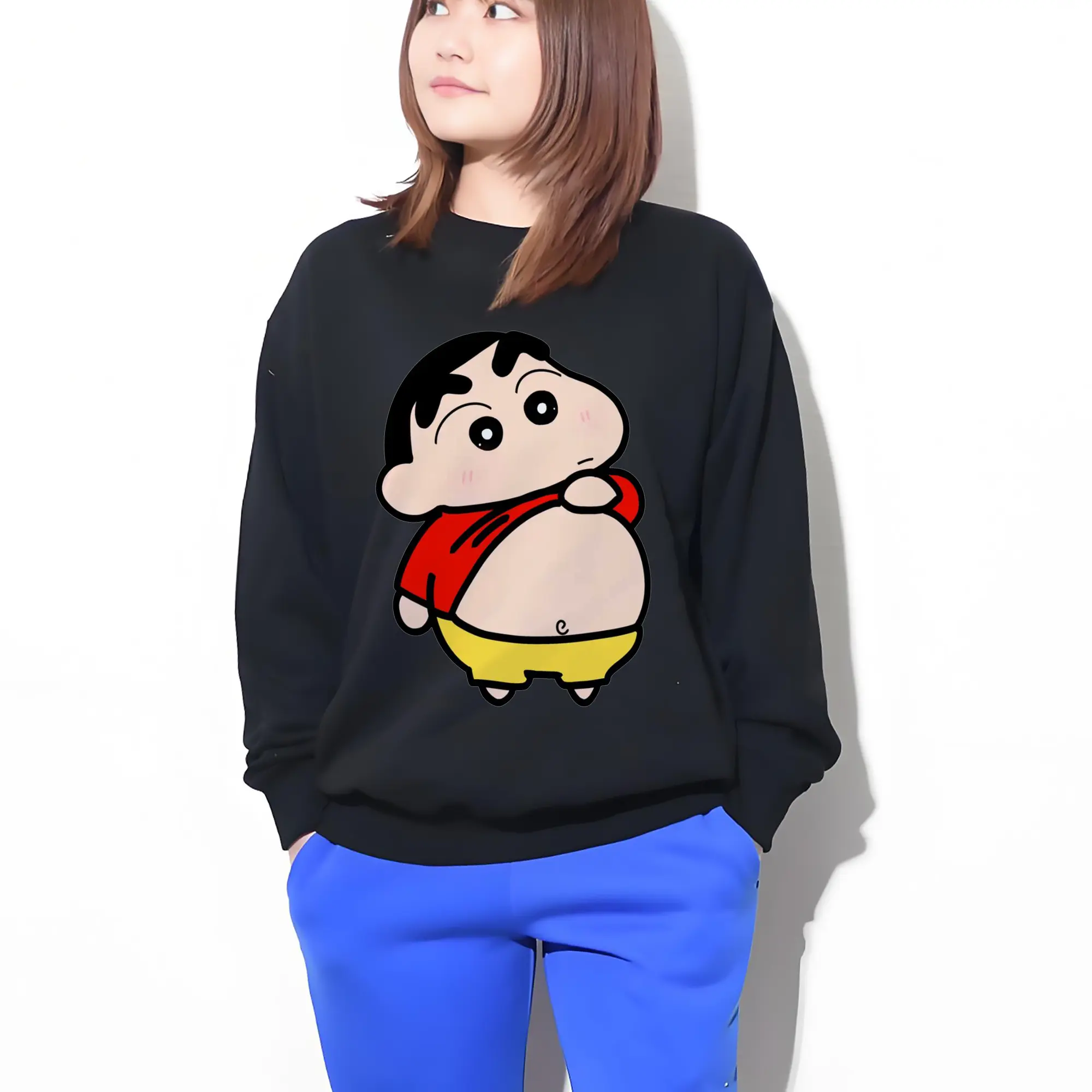 レヨンしんちゃん おなかチェック おもしろ