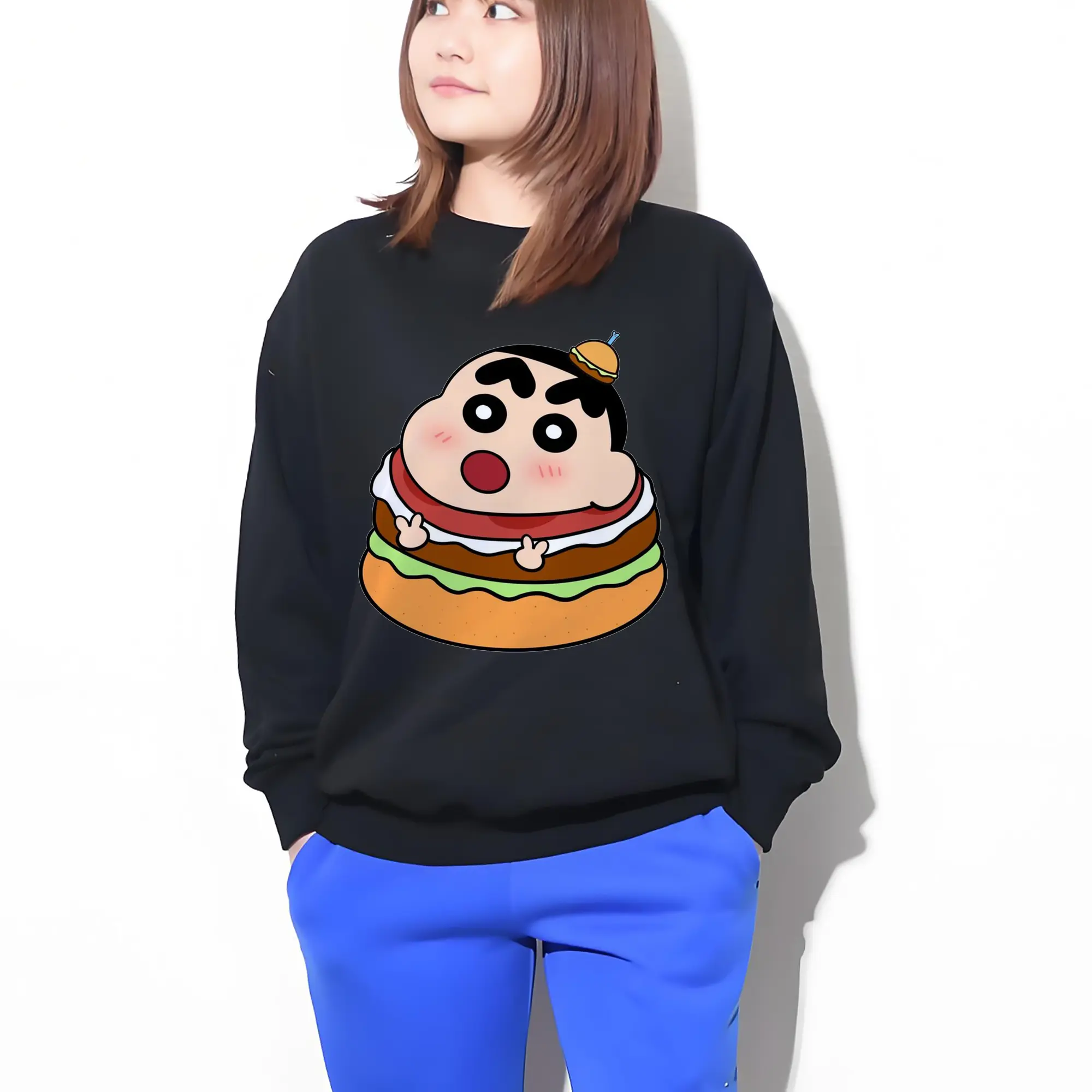 クレヨンしんちゃん ハンバーガー ポーズ おもしろ