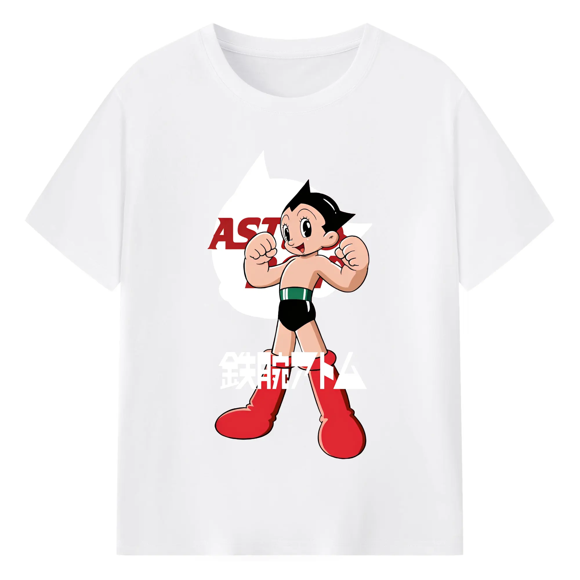 2025鉄腕アトム 人気グッズ - 綿100％ 半袖Tシャツ ・ フロントプリント ・ 快適 通気性 ・ 日常使い 散歩 スポーツ用