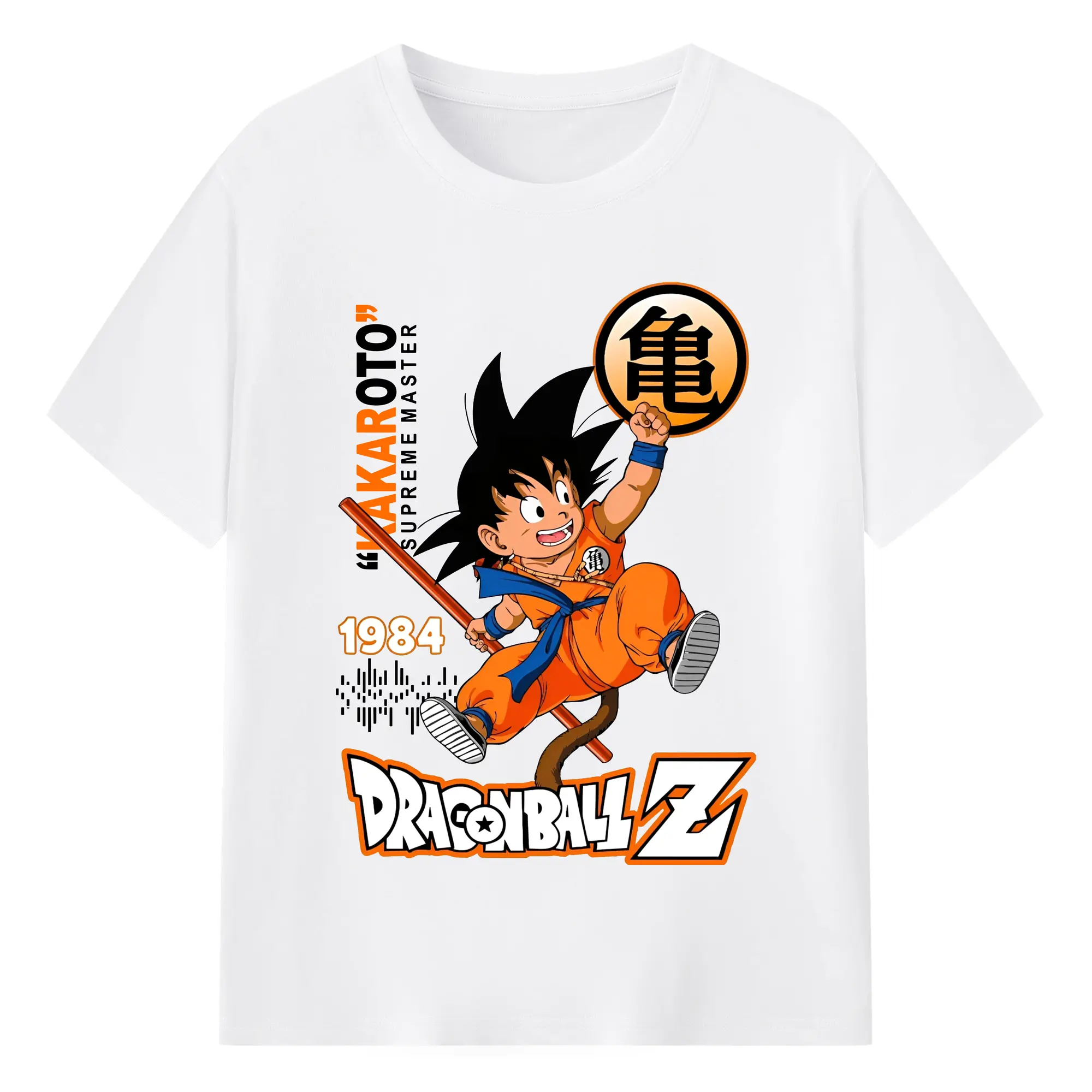 ドラゴンボール Z KAKAROT人気 - 綿100％ 半袖Tシャツ ・ フロントプリント ・ 快適 通気性 ・ 日常使い 散歩 スポーツ用