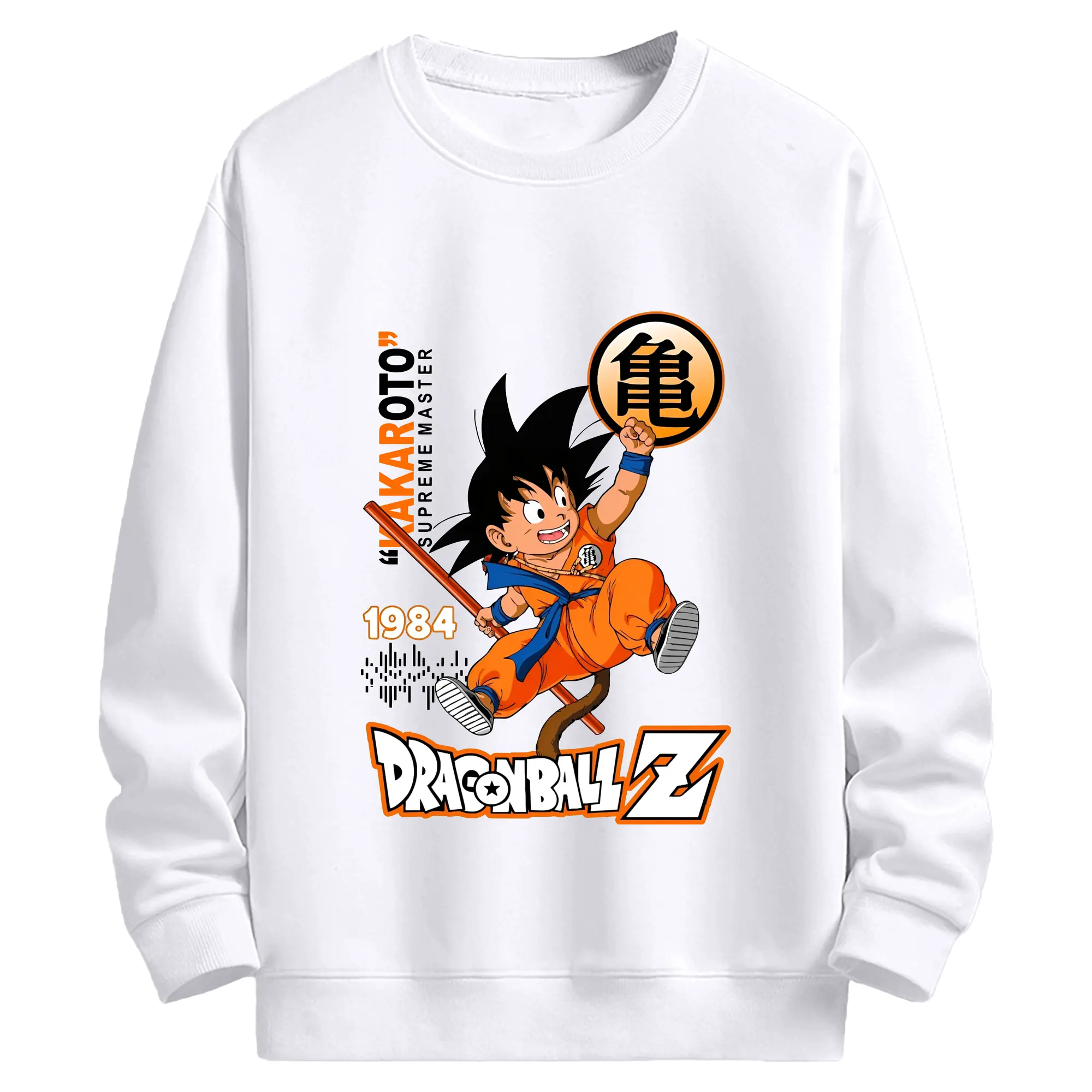 ドラゴンボール Z KAKAROT人気 - 高品質 クルーネック スウェット ・ コットン59％ ポリエステル41％ ・ ユニセックス 長袖 トレーナー ・ カジュアル デイリー スポーツ 散歩用