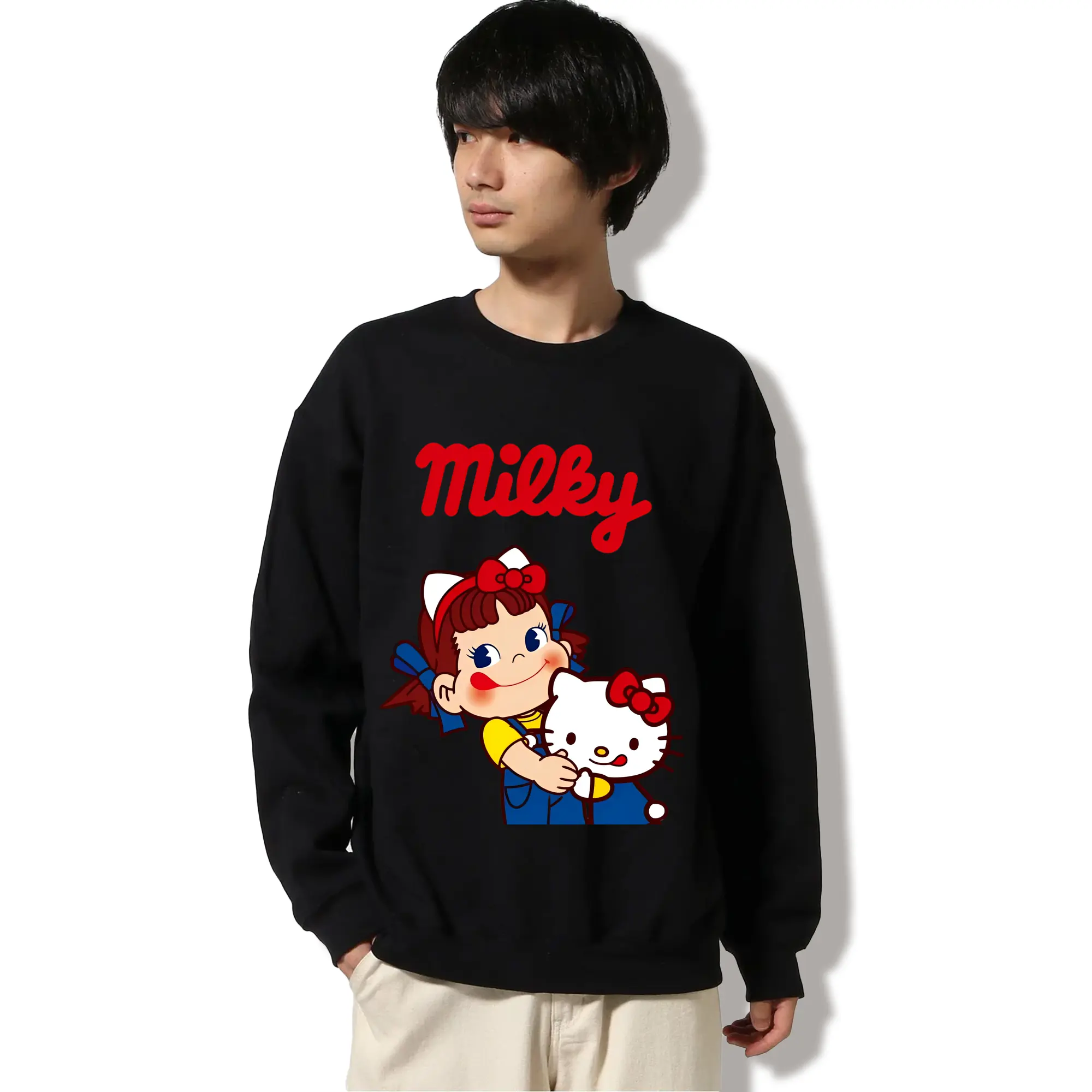 夢のコラボ！ペコちゃんとハローキティ