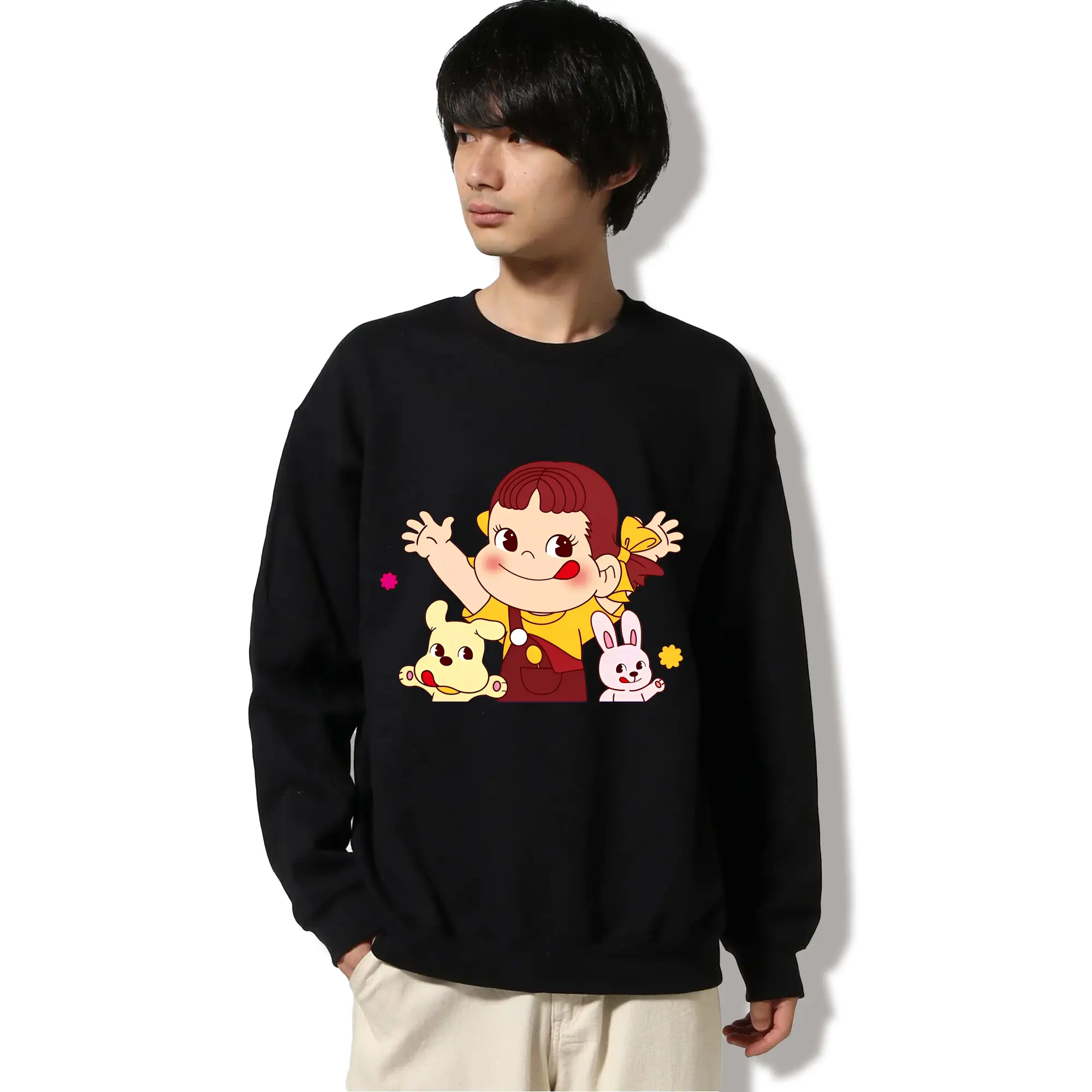 ペコちゃんの仲良しの犬のキャラクター