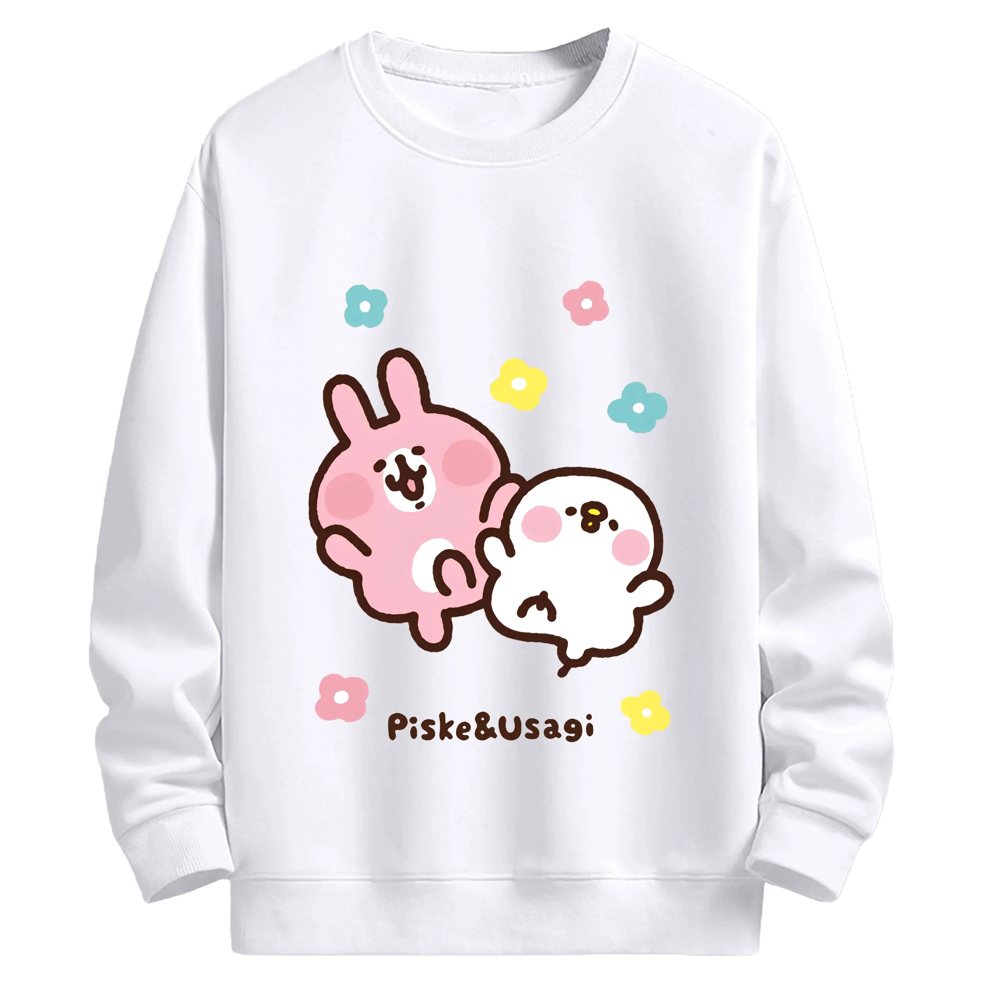 【カナヘイの小動物】 - 高品質 クルーネック スウェット ・ コットン59％ ポリエステル41％ ・ ユニセックス 長袖 トレーナー ・ カジュアル デイリー スポーツ 散歩用