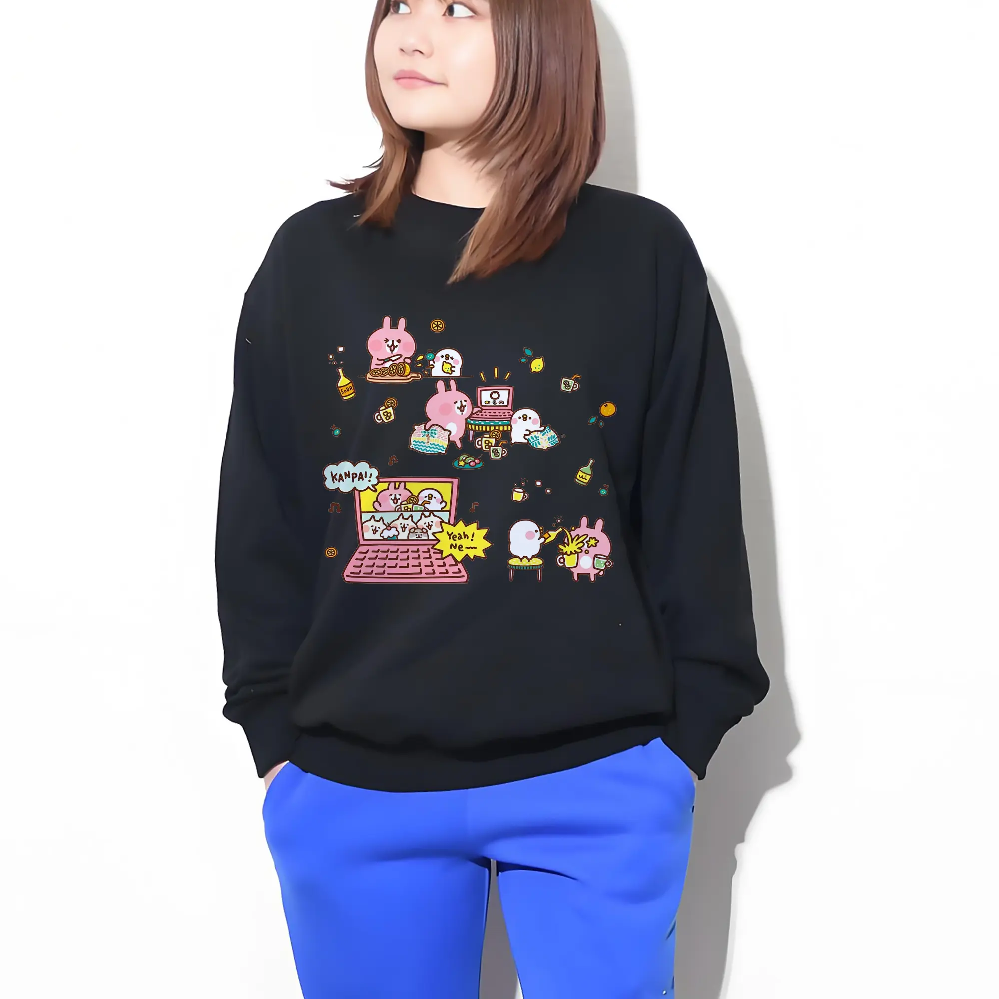 ピスケ&うさぎのおうちパーリー🏠🥳 ねーねーねこ達とはオンラインで乾杯です🍻