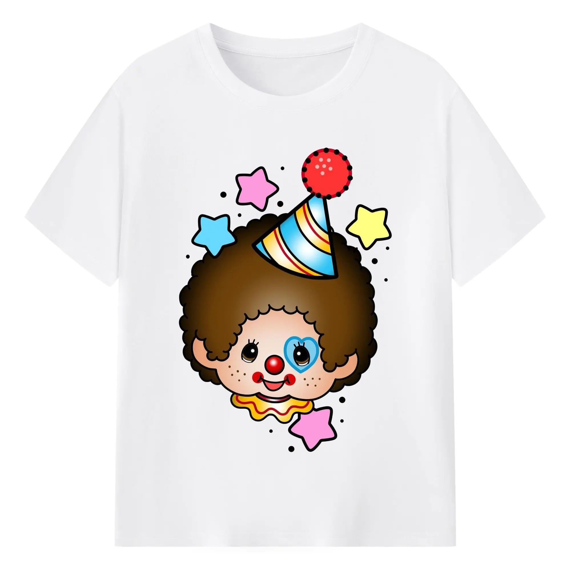 モンチッチ 誕生日記念 スペシャルパーティー - 綿100％ 半袖Tシャツ ・ フロントプリント ・ 快適 通気性 ・ 日常使い 散歩 スポーツ用