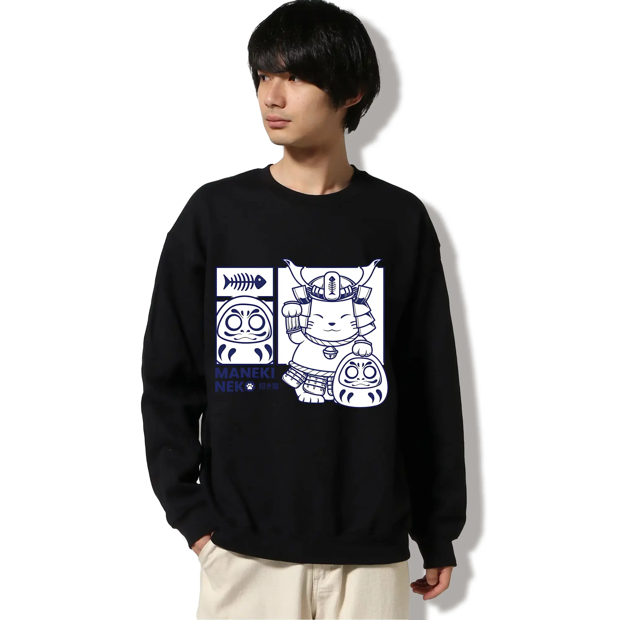 限定 武士ネコ×だるま 開運キャラクター