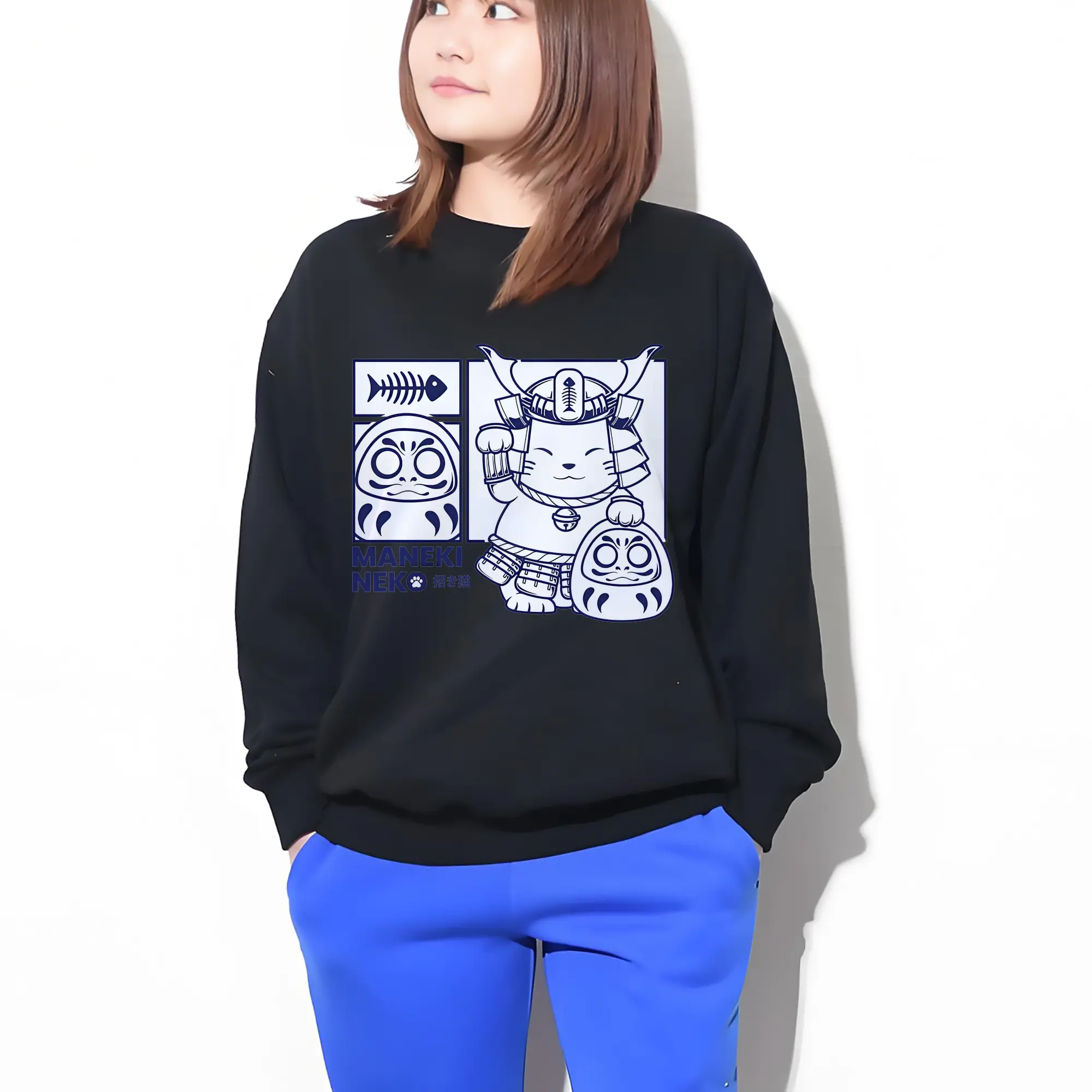 限定 武士ネコ×だるま 開運キャラクター