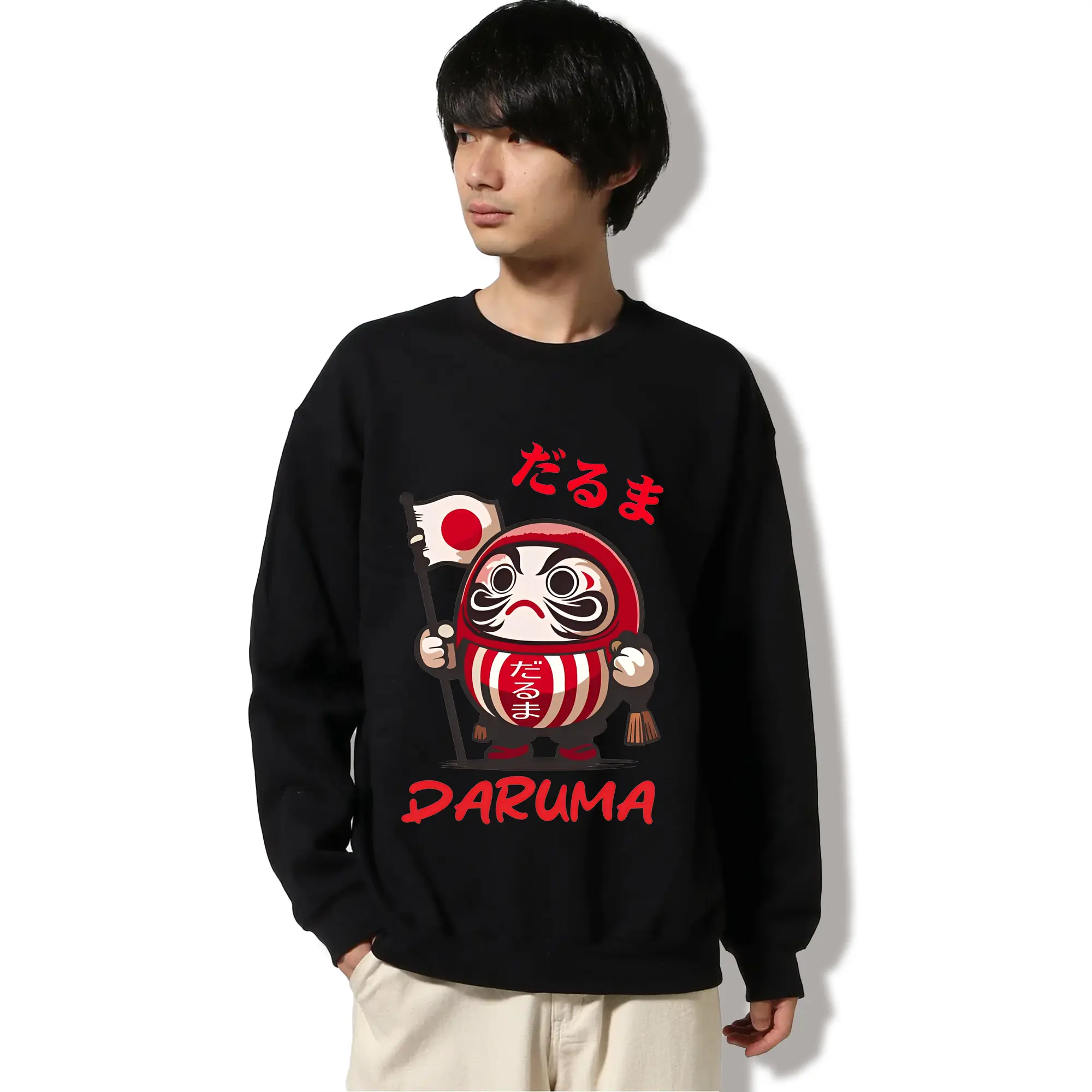 愛国和風スタイル 開運だるまキャラクター