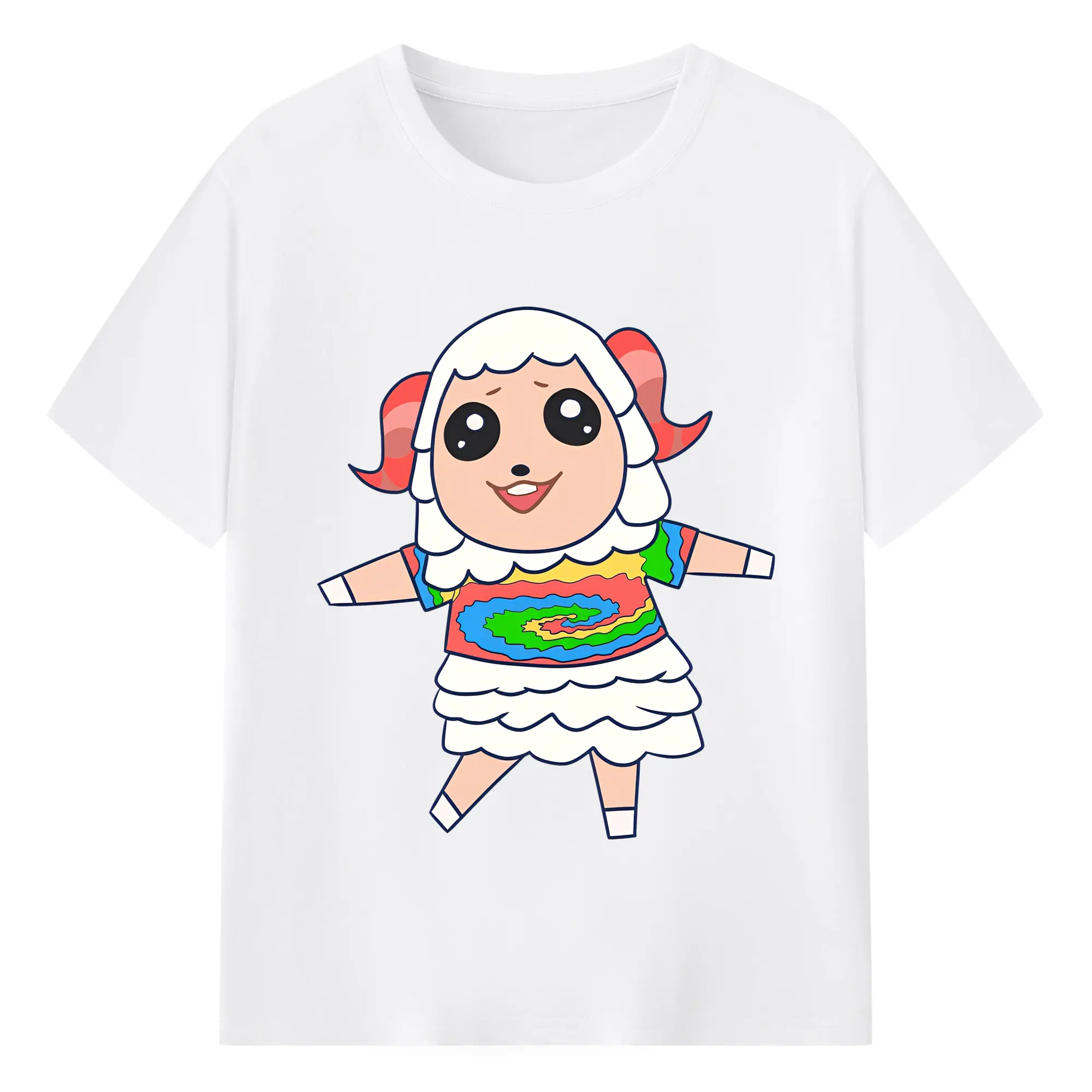 【新作】ちゃちゃまる ファン必見 - 綿100％ 半袖Tシャツ ・ フロントプリント ・ 快適 通気性 ・ 日常使い 散歩 スポーツ用
