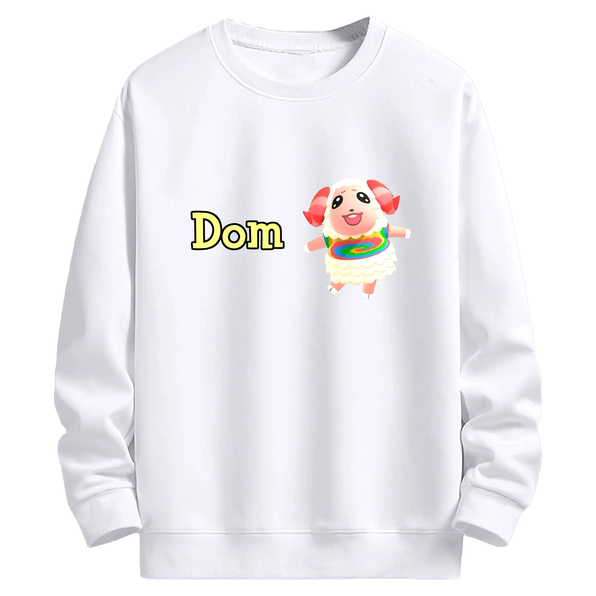 ちゃちゃまる 限定アート コレクション - 高品質 クルーネック スウェット ・ コットン59％ ポリエステル41％ ・ ユニセックス 長袖 トレーナー ・ カジュアル デイリー スポーツ 散歩用