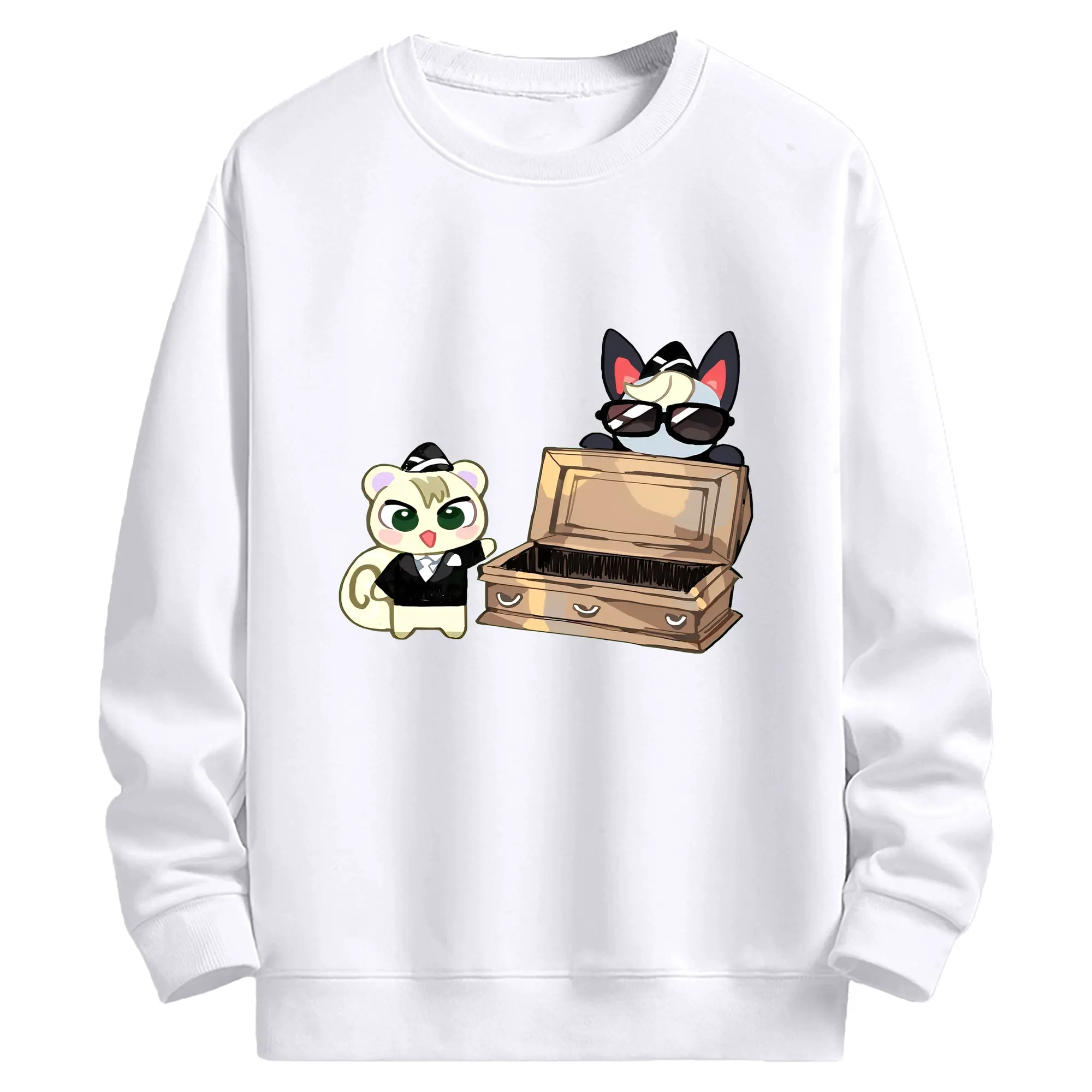 【新作】レイモンド ファン必見 - 高品質 クルーネック スウェット ・ コットン59％ ポリエステル41％ ・ ユニセックス 長袖 トレーナー ・ カジュアル デイリー スポーツ 散歩用