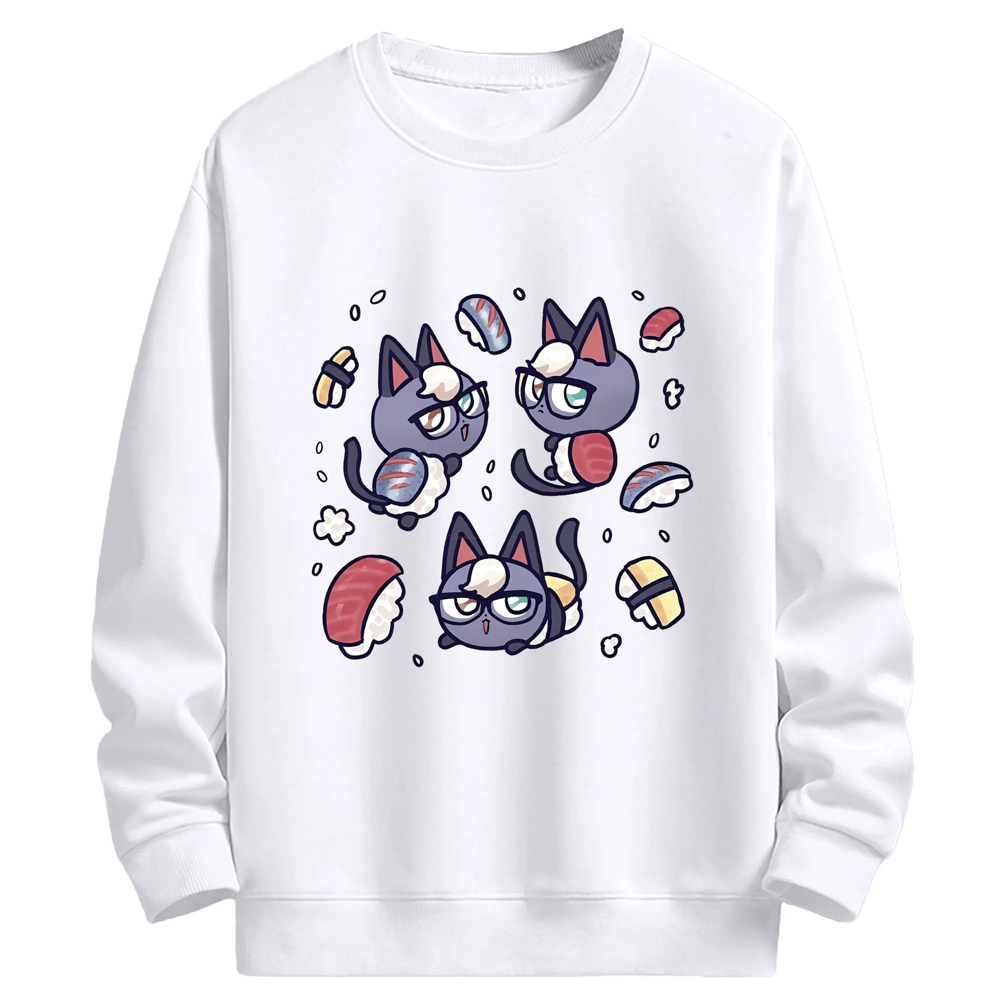 人気キャラクター レイモンド どうぶつの森 グッズ - 高品質 クルーネック スウェット ・ コットン59％ ポリエステル41％ ・ ユニセックス 長袖 トレーナー ・ カジュアル デイリー スポーツ 散歩用