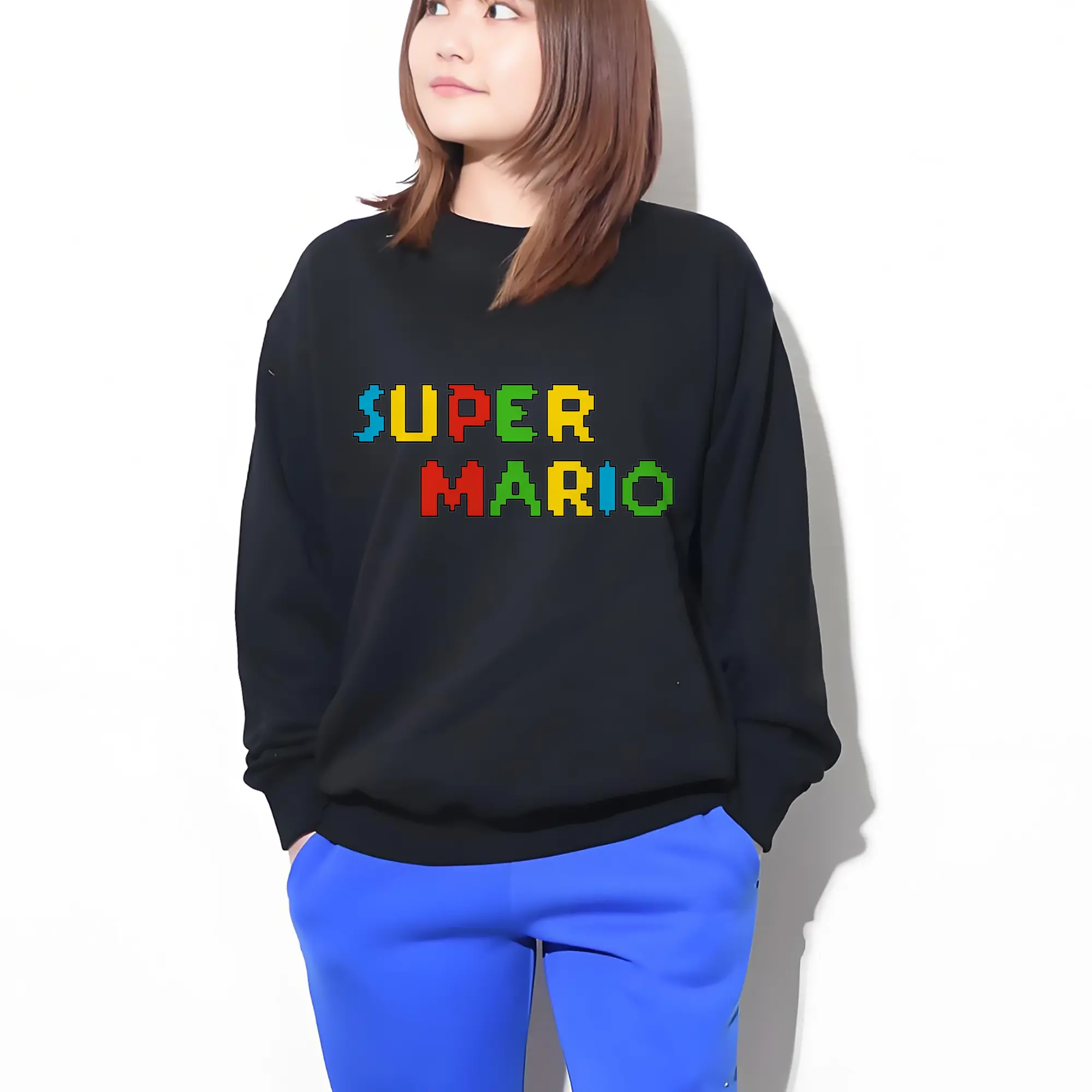 スーパーマリオ ロゴデザイン ファッション