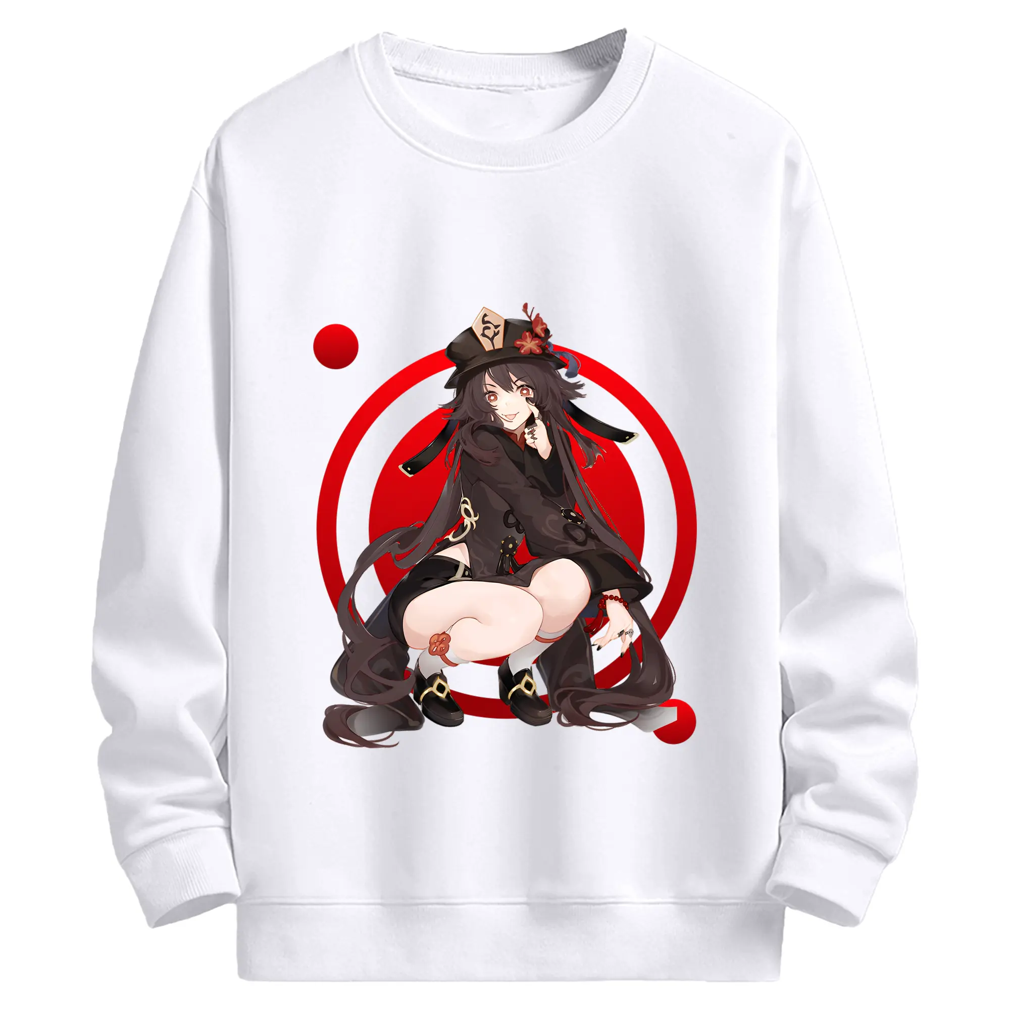 おしゃれ 胡桃 シンプルデザイン - 高品質 クルーネック スウェット ・ コットン59％ ポリエステル41％ ・ ユニセックス 長袖 トレーナー ・ カジュアル デイリー スポーツ 散歩用