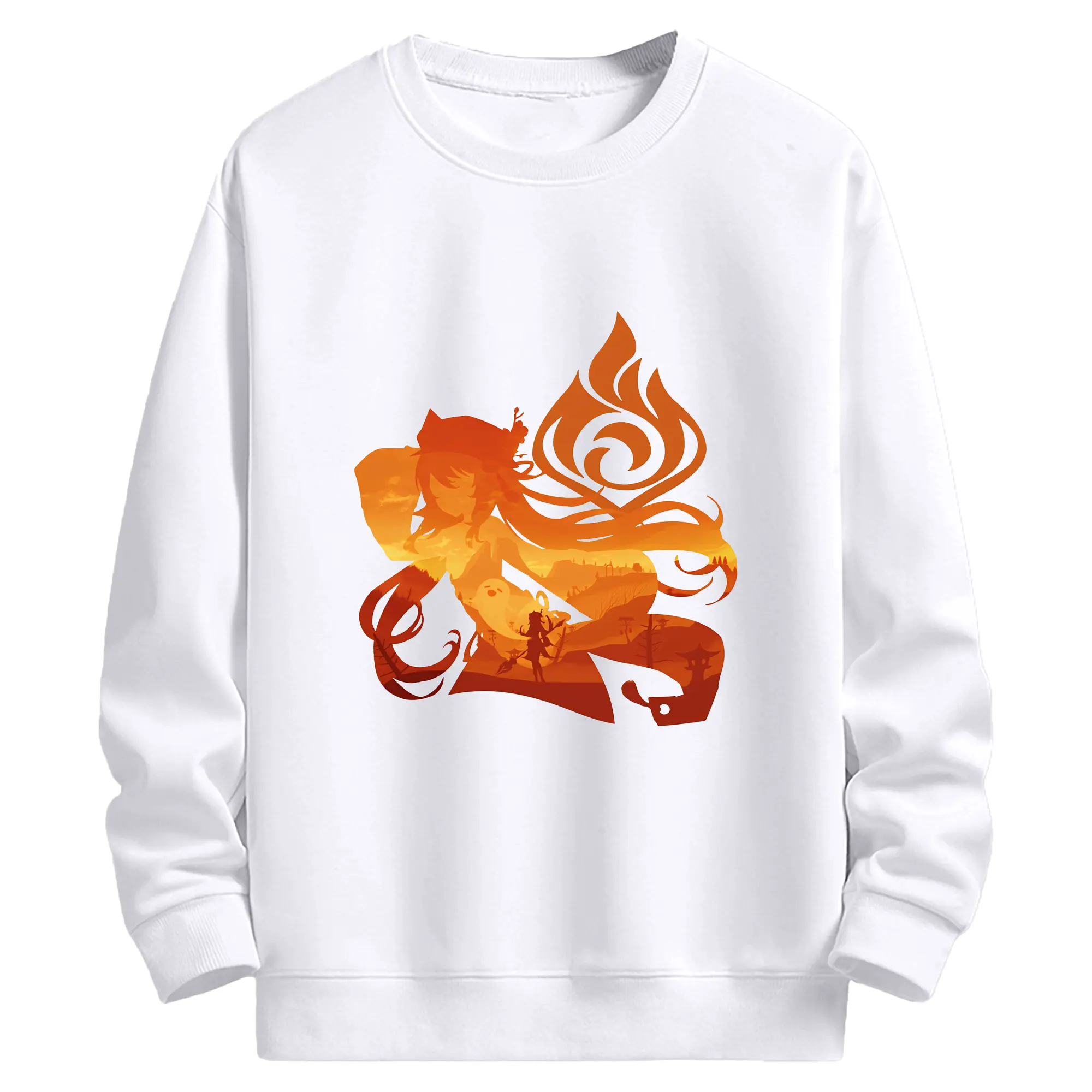 【人気急上昇】胡桃 グッズ風デザイン - 高品質 クルーネック スウェット ・ コットン59％ ポリエステル41％ ・ ユニセックス 長袖 トレーナー ・ カジュアル デイリー スポーツ 散歩用