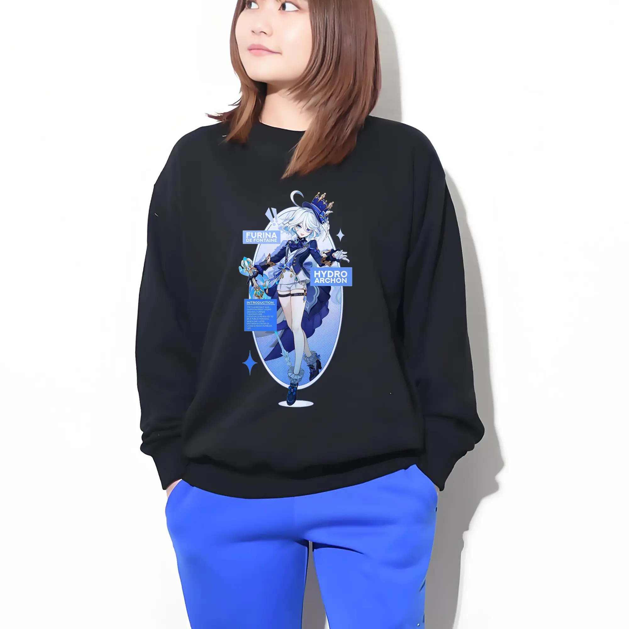 原神 フリナ（水神）人気キャラクター限定プリント