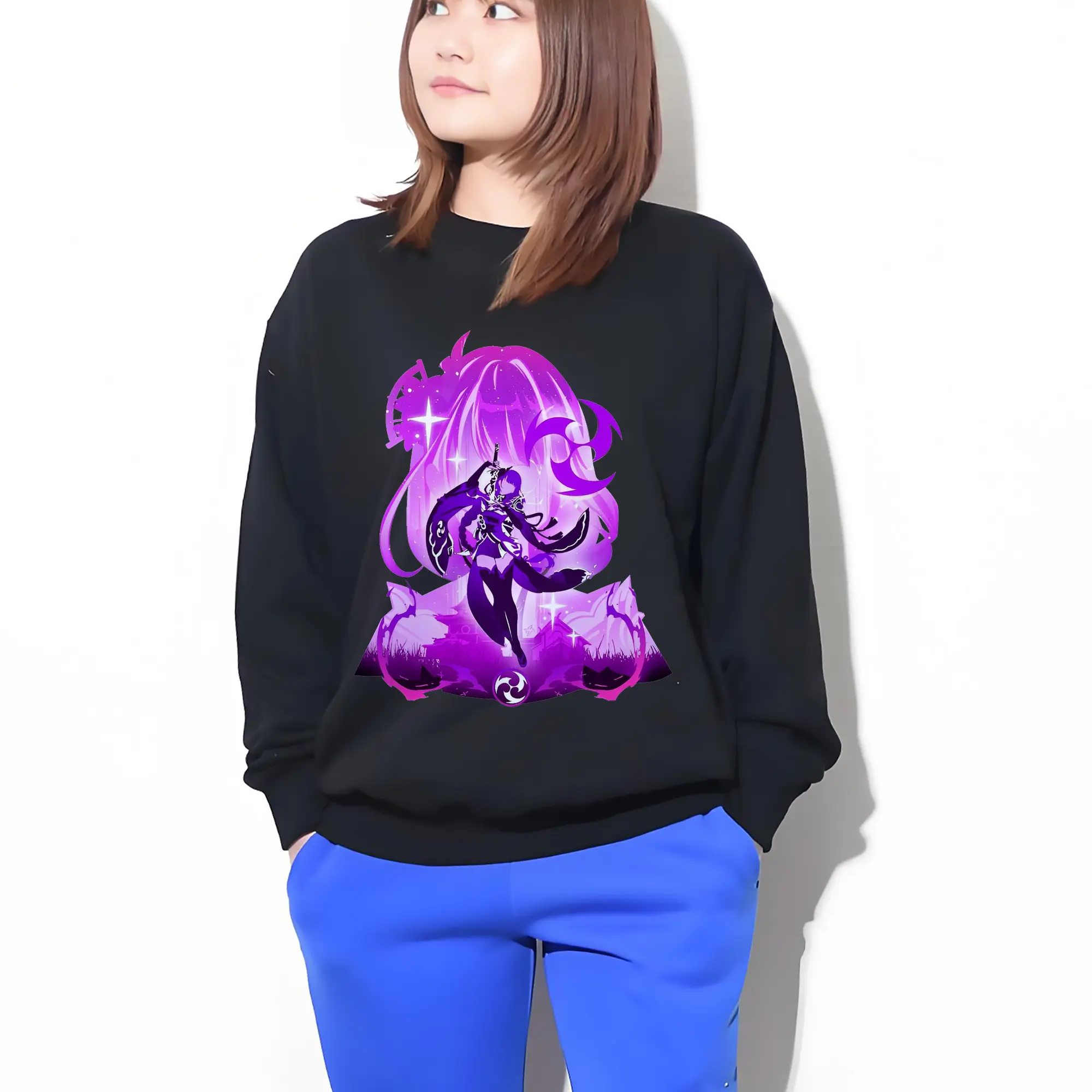 原神 雷電将軍 アニメ風プリント推し活グッズ