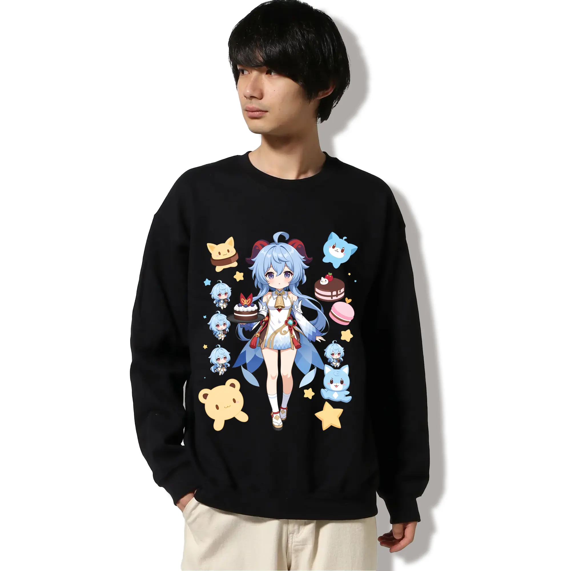 原神 甘雨 新作Tシャツ トレンドデザイン ギフトにもおすすめ