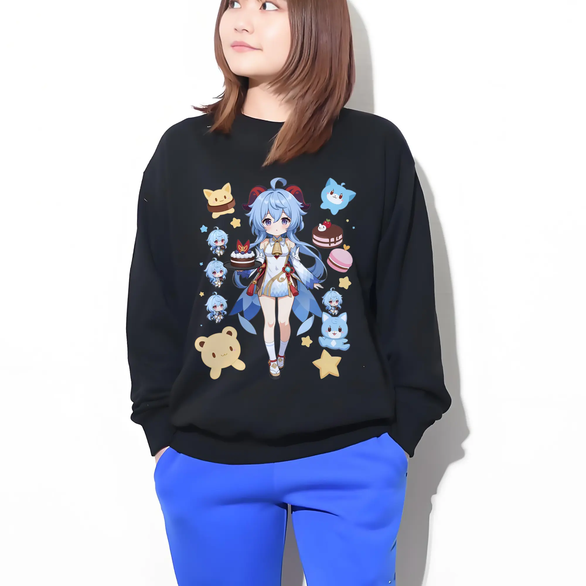 原神 甘雨 新作Tシャツ トレンドデザイン ギフトにもおすすめ