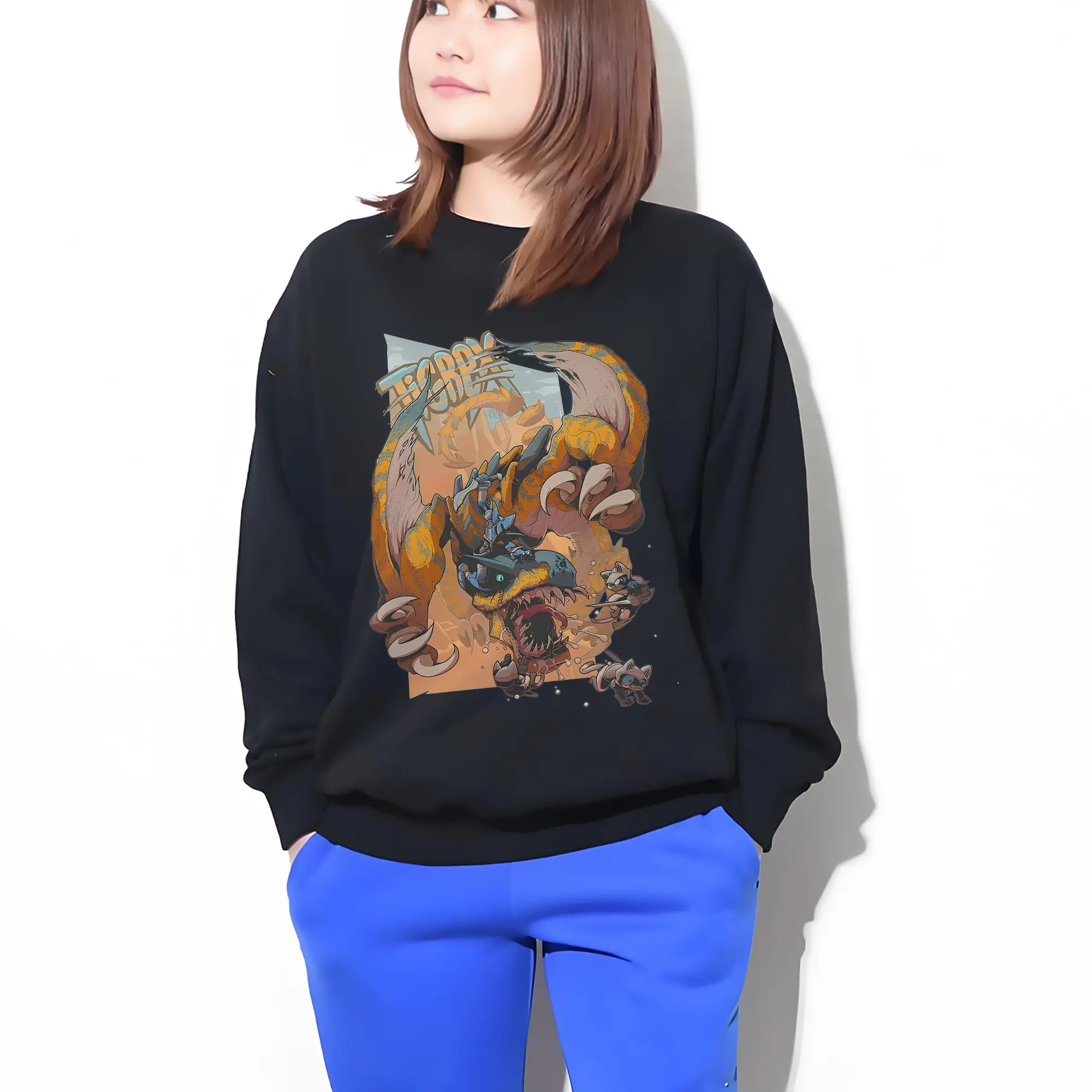 怒涛の突進！ティガレックス ド迫力プリント