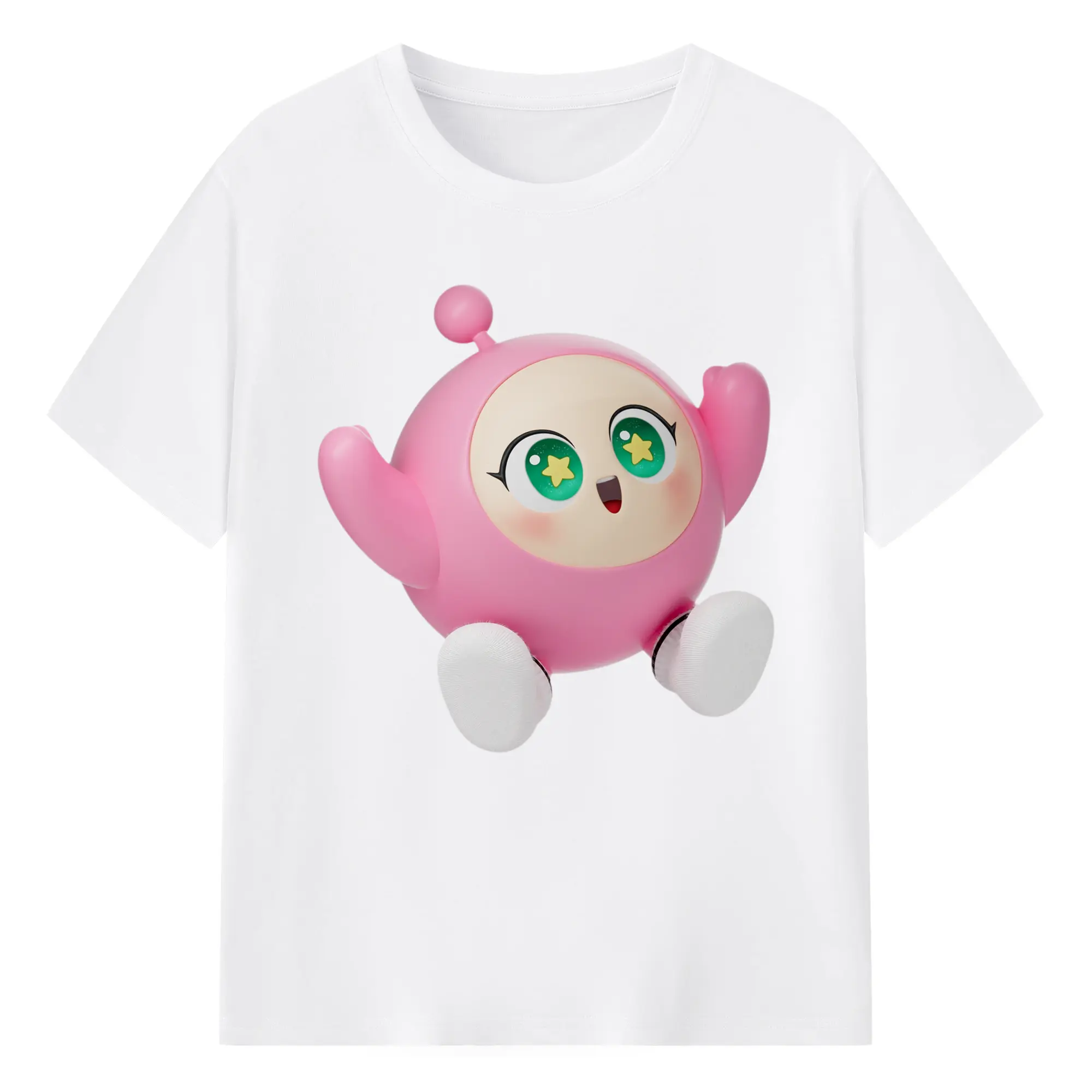 日语标题	中文翻译 蛋仔パーティー 蛋小粉 キャラクターTシャツ 可愛いゲームファン向けアイテム - 綿100％ 半袖Tシャツ ・ フロントプリント ・ 快適 通気性 ・ 日常使い 散歩 スポーツ用