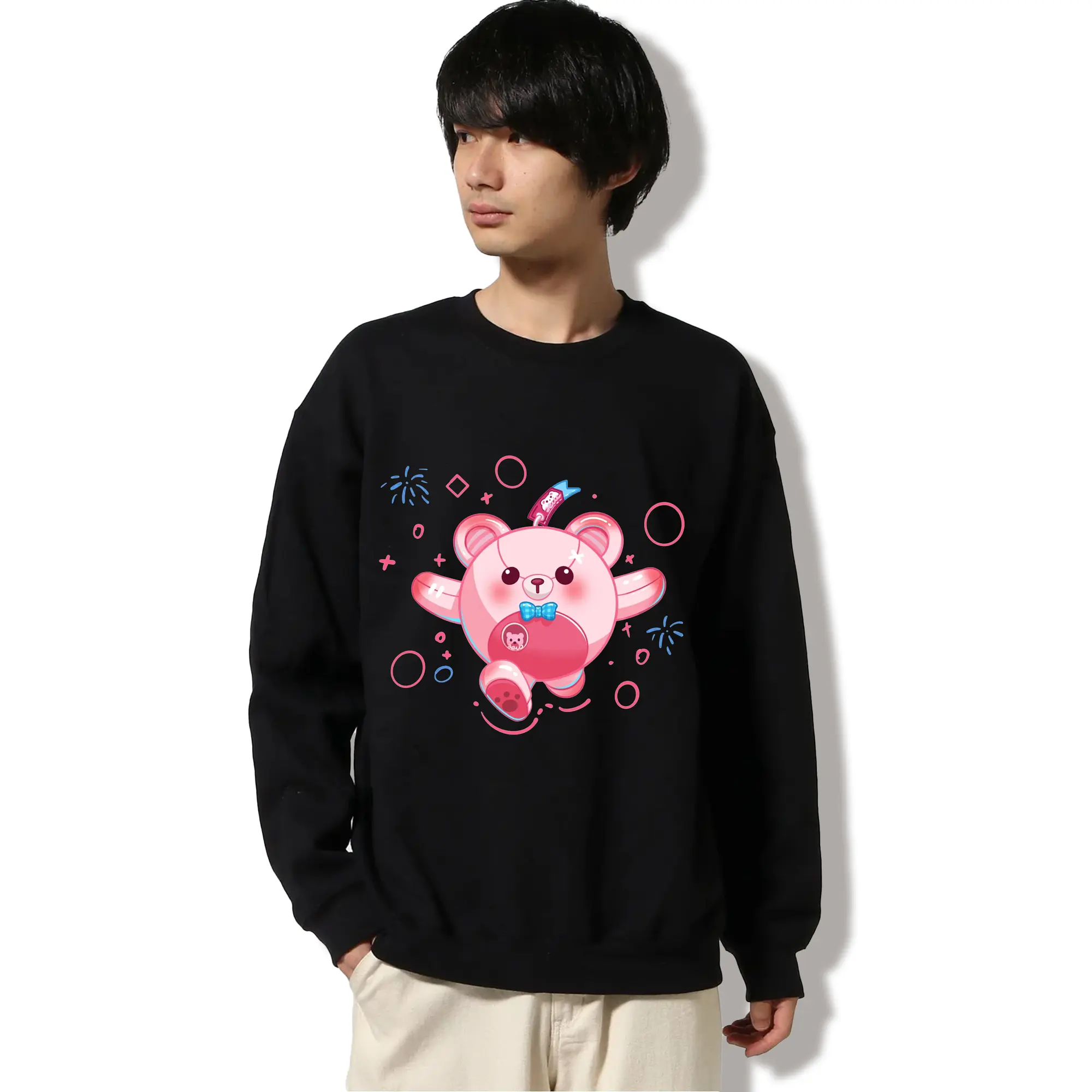 蛋仔派对粉色小熊可爱