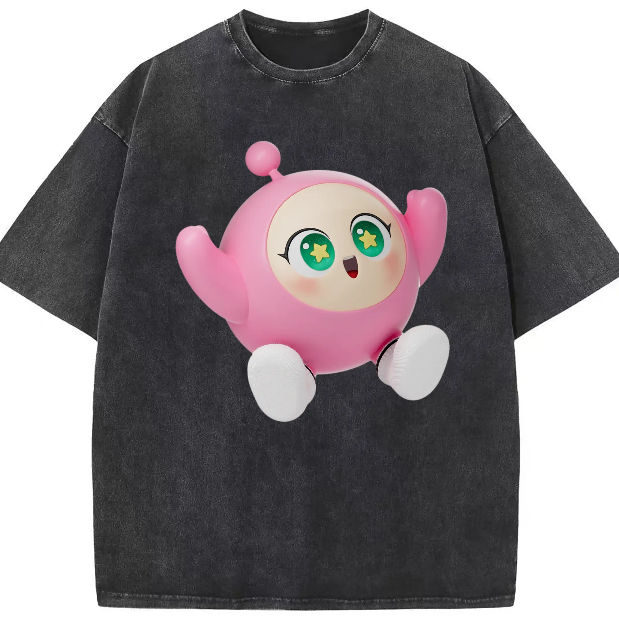 日语标题	中文翻译 蛋仔パーティー 蛋小粉 キャラクターTシャツ 可愛いゲームファン向けアイテム - 綿100％ ヴィンテージ風 半袖Tシャツ ・ フロントプリント ・ 柔らか肌触り ・ 通気性 快適 ・ スポーツ カジュアル 外出用