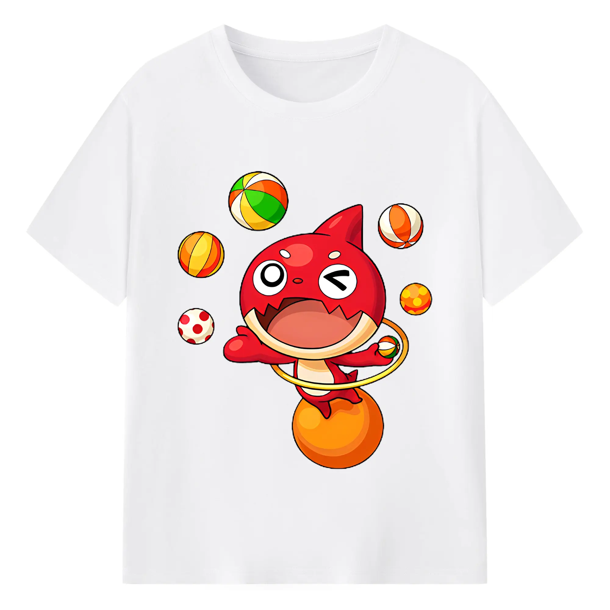 モンスト オラゴン スタイリッシュ 人気キャラクター - 綿100％ 半袖Tシャツ ・ フロントプリント ・ 快適 通気性 ・ 日常使い 散歩 スポーツ用