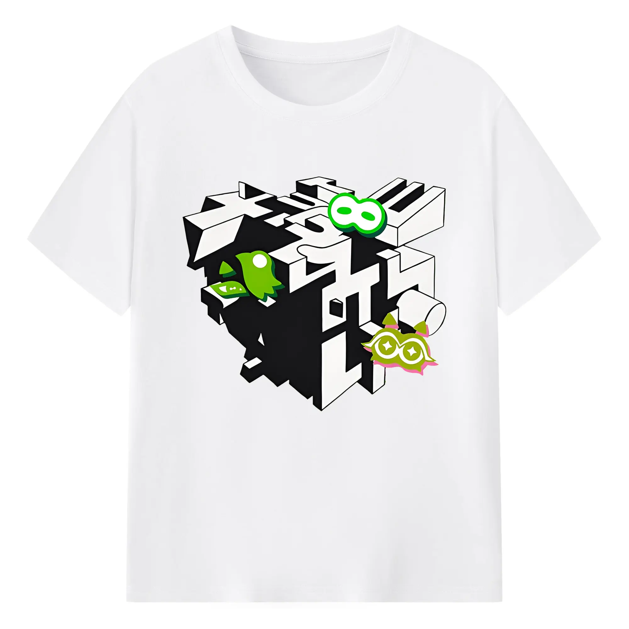 『スプラトゥーン3』の「グランドフェスティバル」 - 綿100％ 半袖Tシャツ ・ フロントプリント ・ 快適 通気性 ・ 日常使い 散歩 スポーツ用