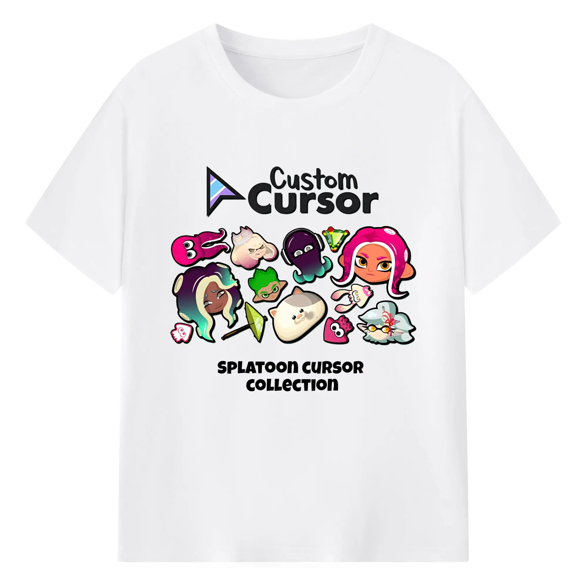 スプラトゥーン3 人気キャラ大集合 限定 - 綿100％ 半袖Tシャツ ・ フロントプリント ・ 快適 通気性 ・ 日常使い 散歩 スポーツ用