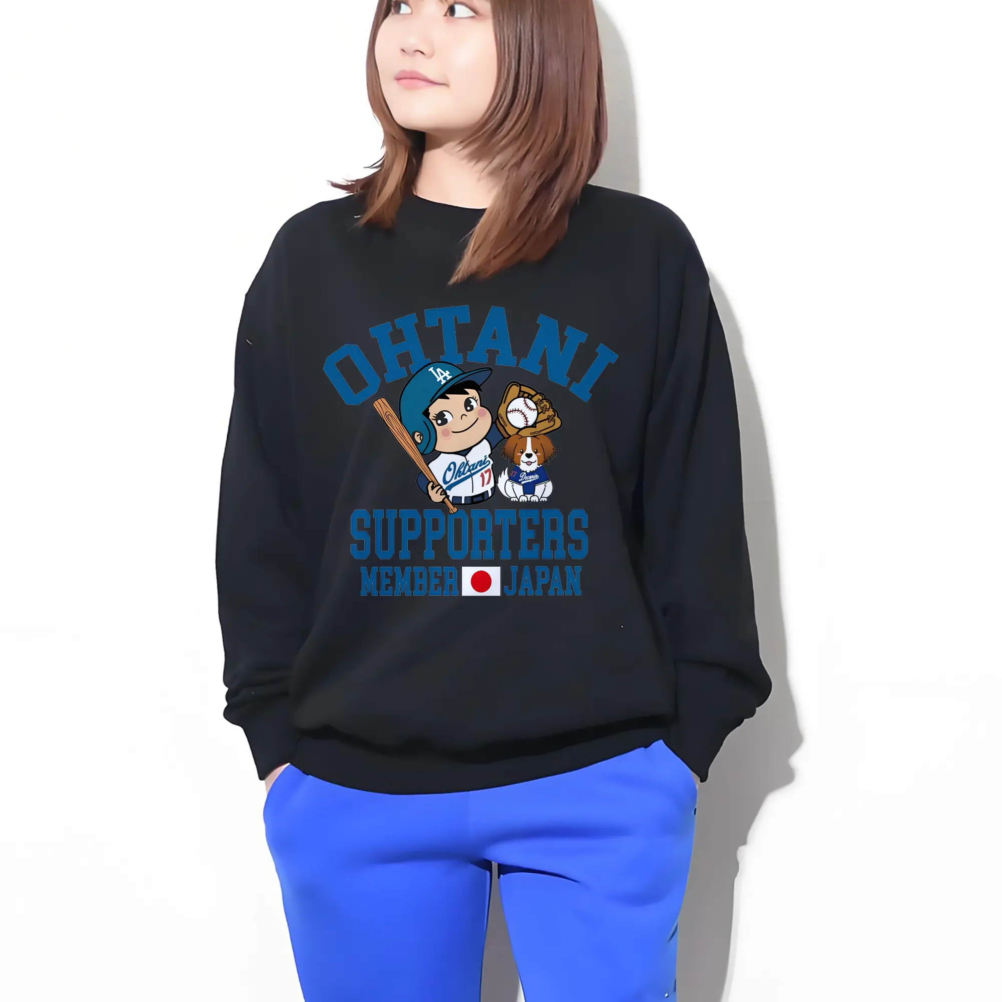 MLB ドジャース 大谷翔平 ペコちゃん 愛犬コラボデザイン