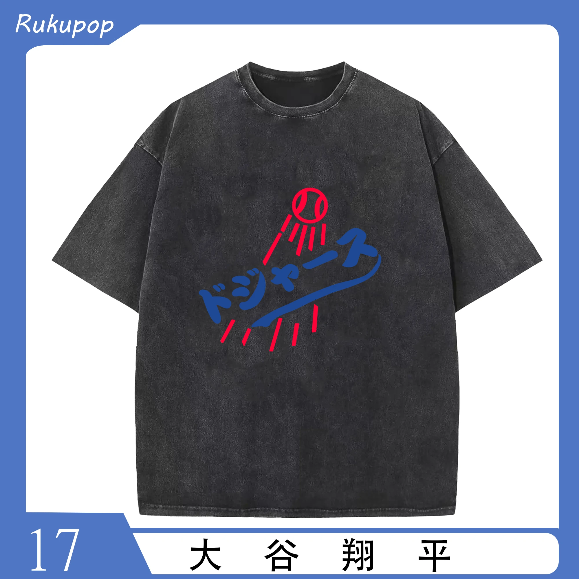 LAドジャース ロゴ シンプルデザイン 人気アイテム🔥 - 綿100％ ヴィンテージ風 半袖Tシャツ ・ フロントプリント ・ 柔らか肌触り ・ 通気性 快適 ・ スポーツ カジュアル 外出用